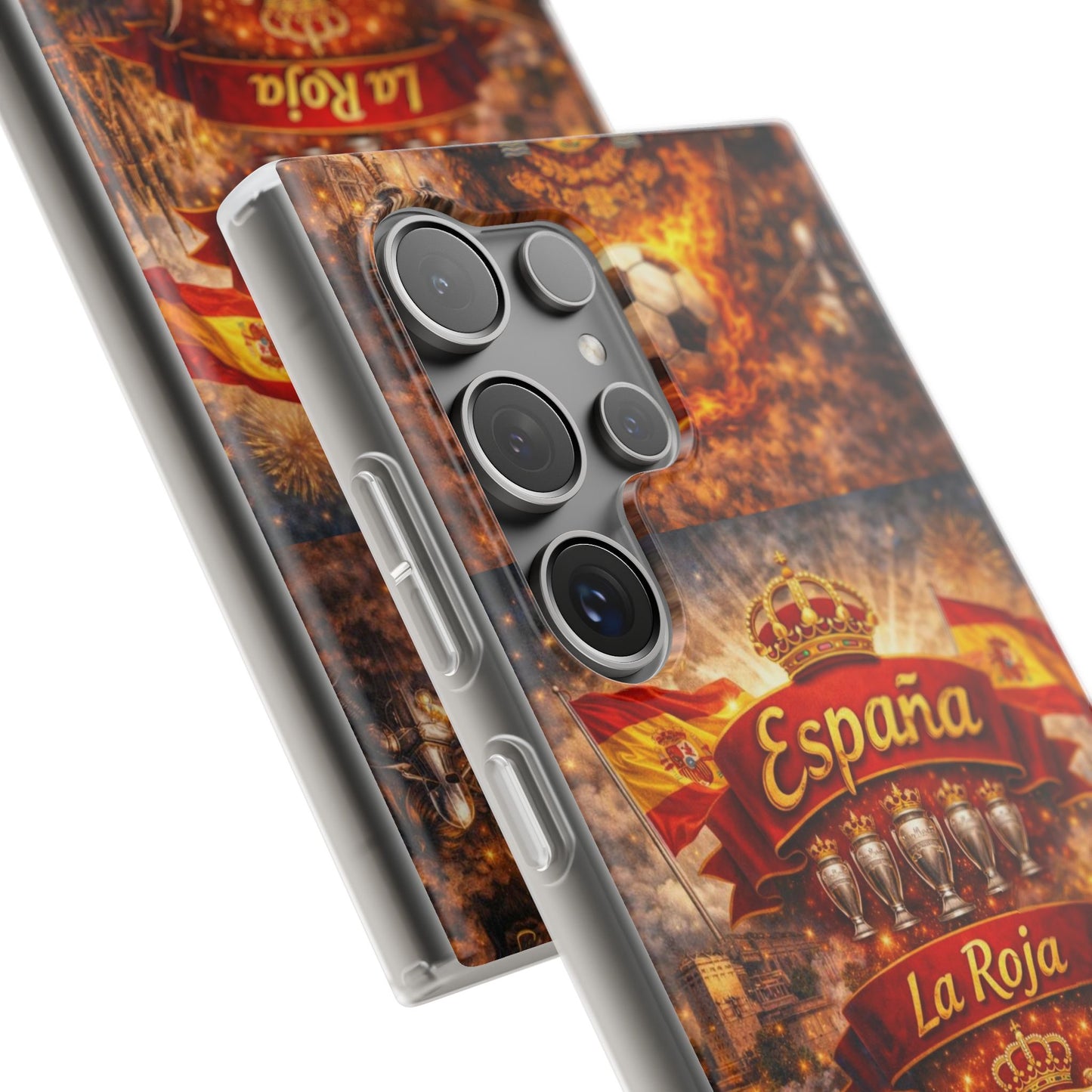 Spain La Roja Soccer Phone Case — España Football Flexi Case
