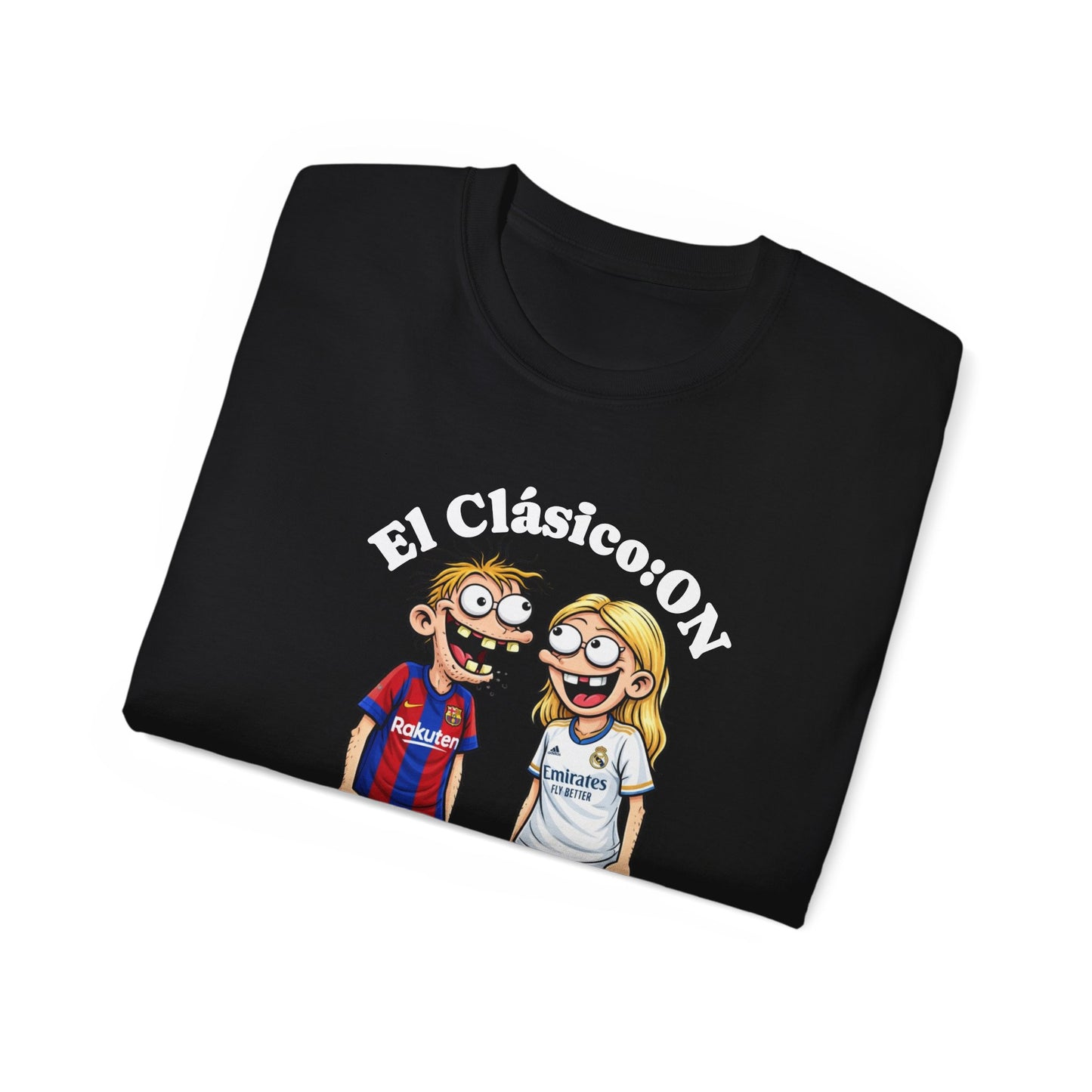 Soccer Rivalry Tee — "Friendship: OFF, El Clásico: ON"