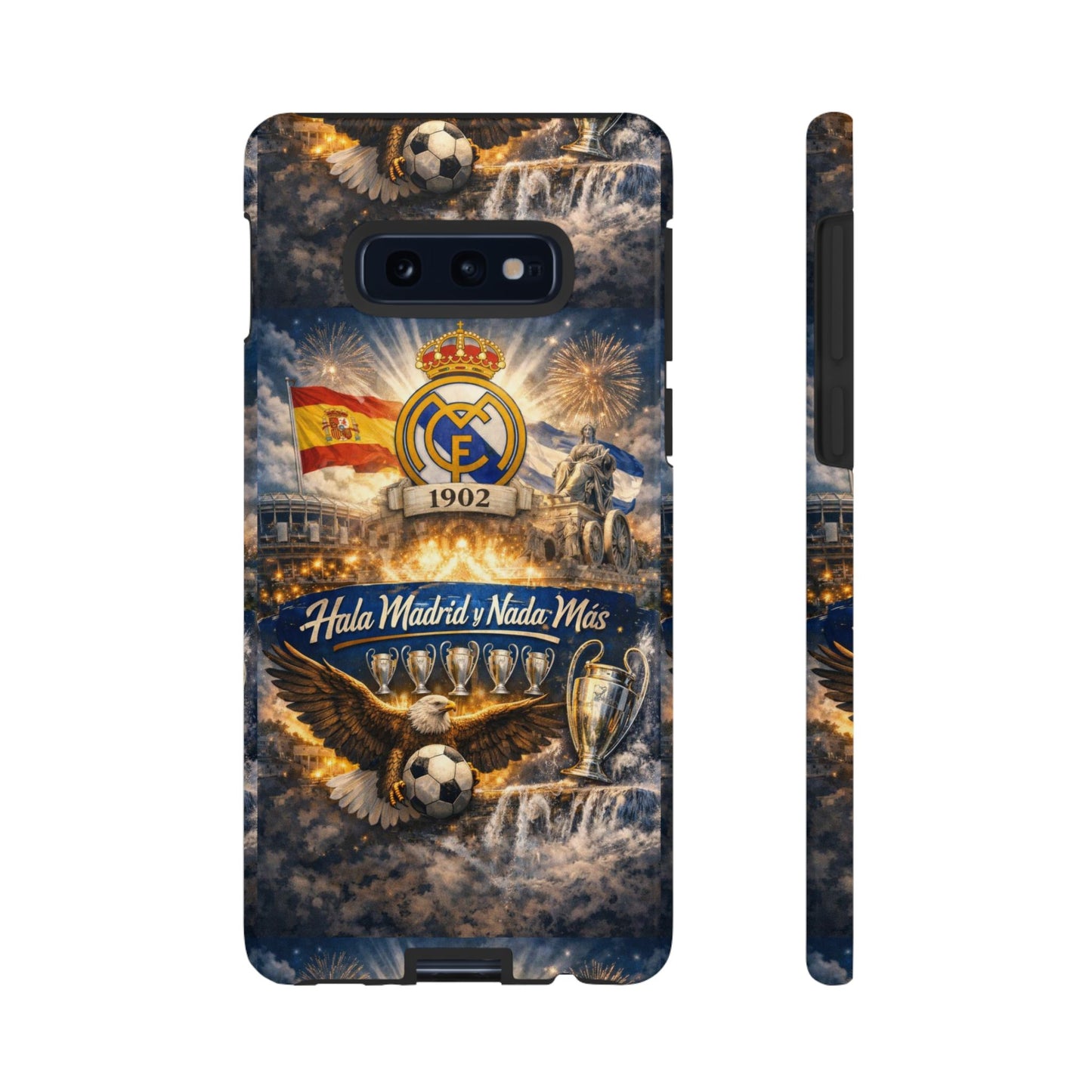 Funda para teléfono Real Madrid – Funda protectora de fútbol "Hala Madrid y Nada Más"