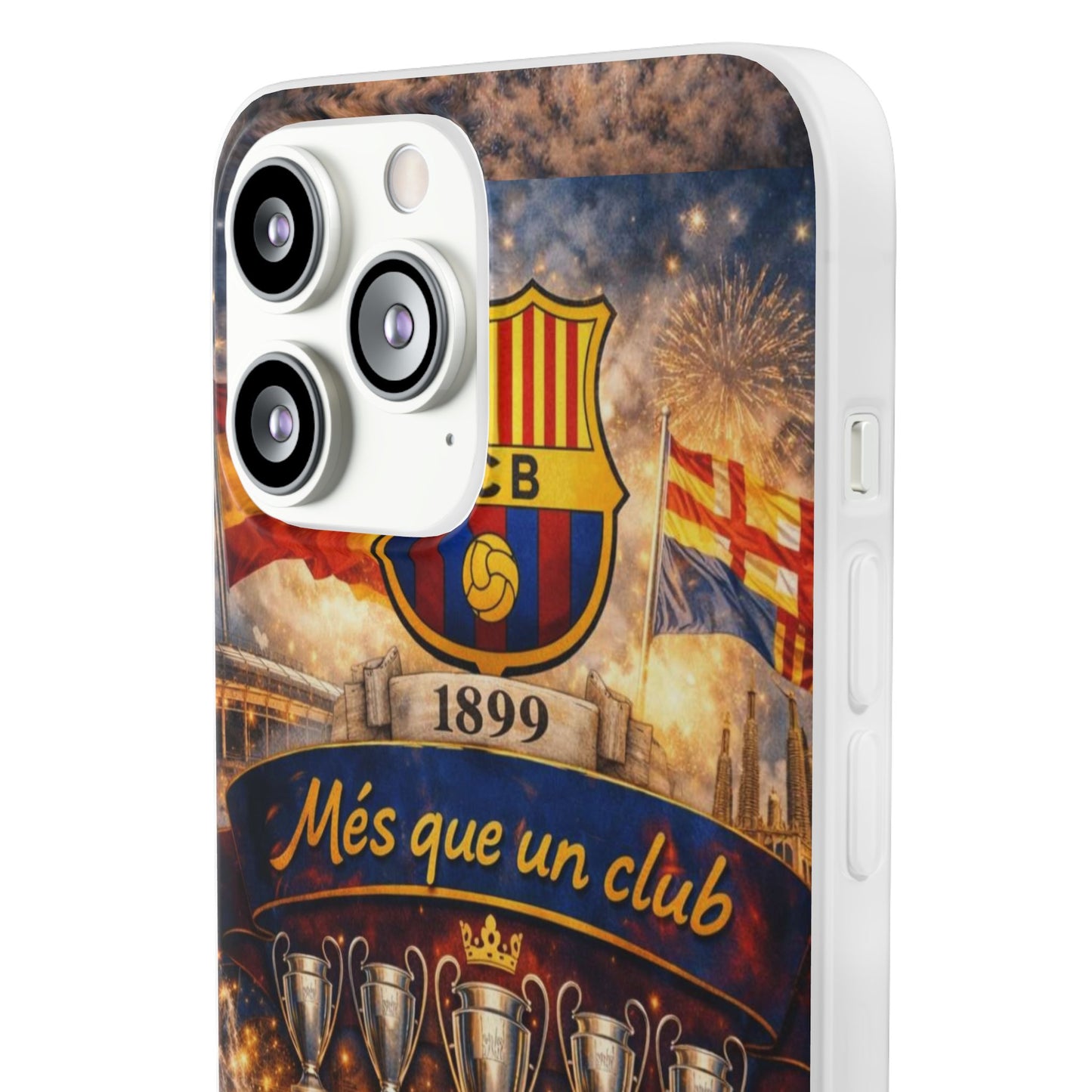 FC Barcelona ‘Més Que Un Club’ Phone Case — Soccer Fan iPhone Cover