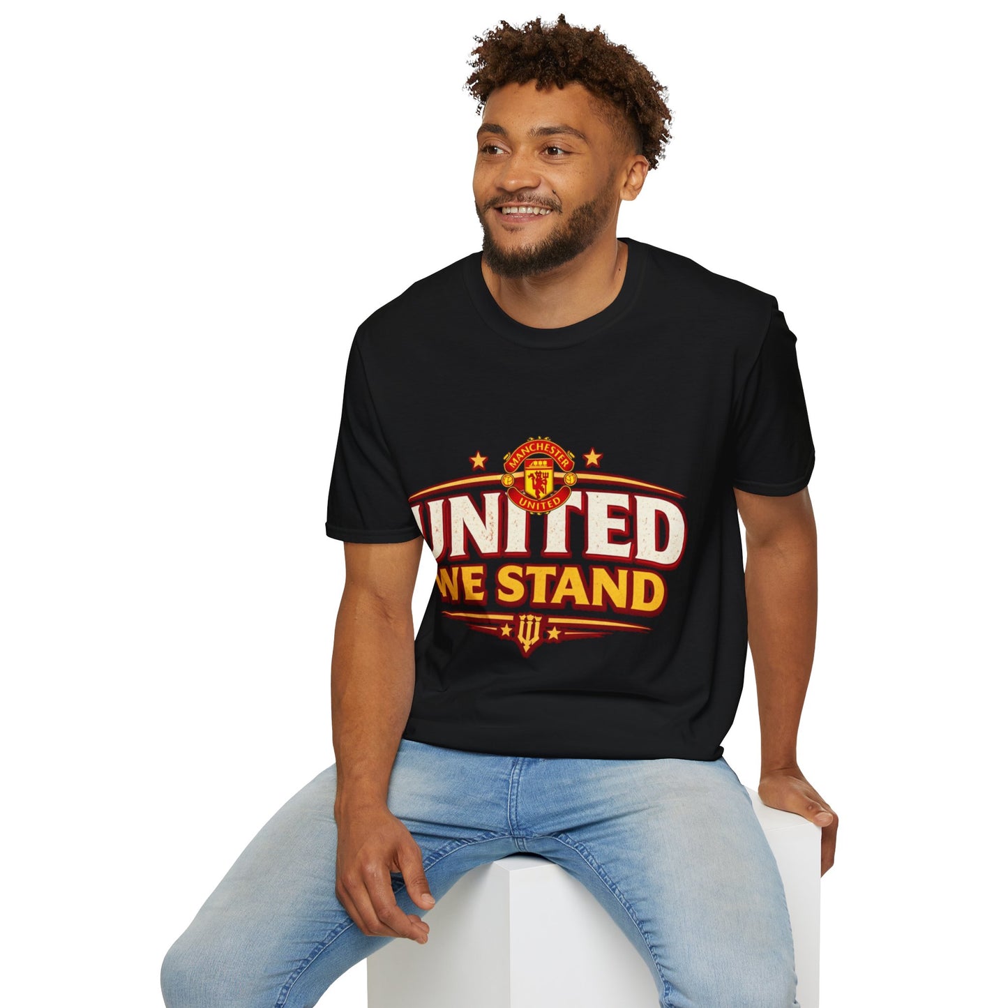 Manchester United Football T-Shirt - United We Stand Fan Tee