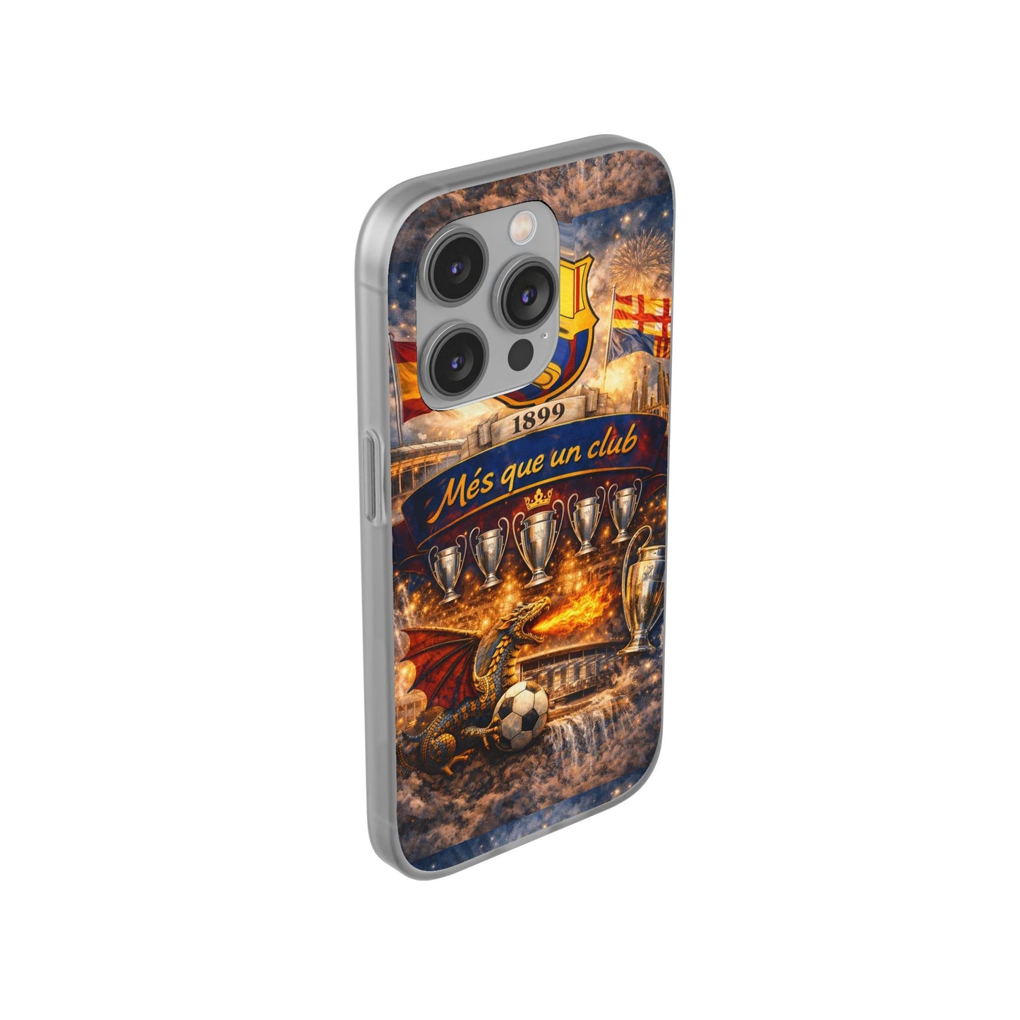 FC Barcelona ‘Més Que Un Club’ Phone Case — Soccer Fan iPhone Cover