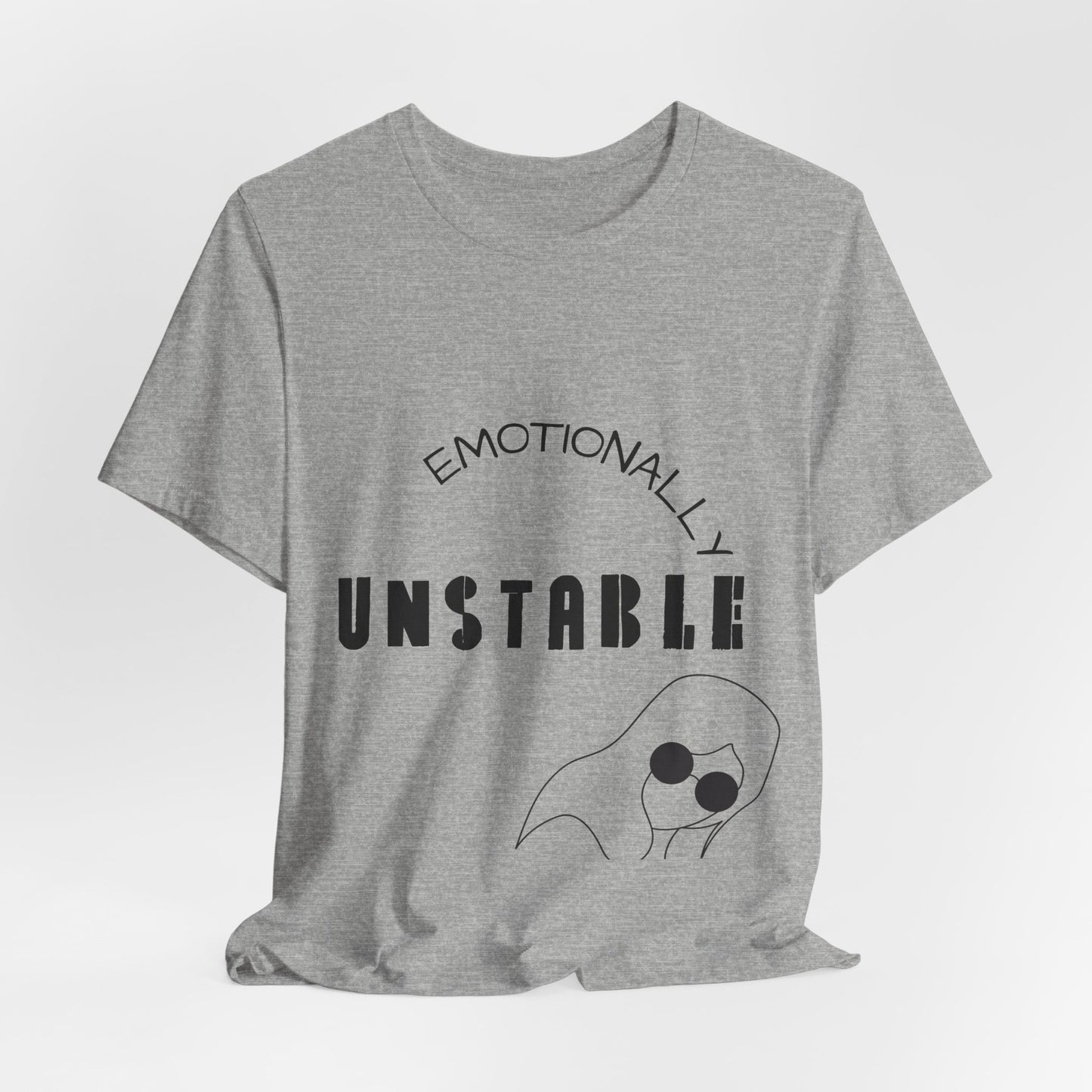 Emotionally Unstable T-Shirt — Cute Squidward Graphic Tee