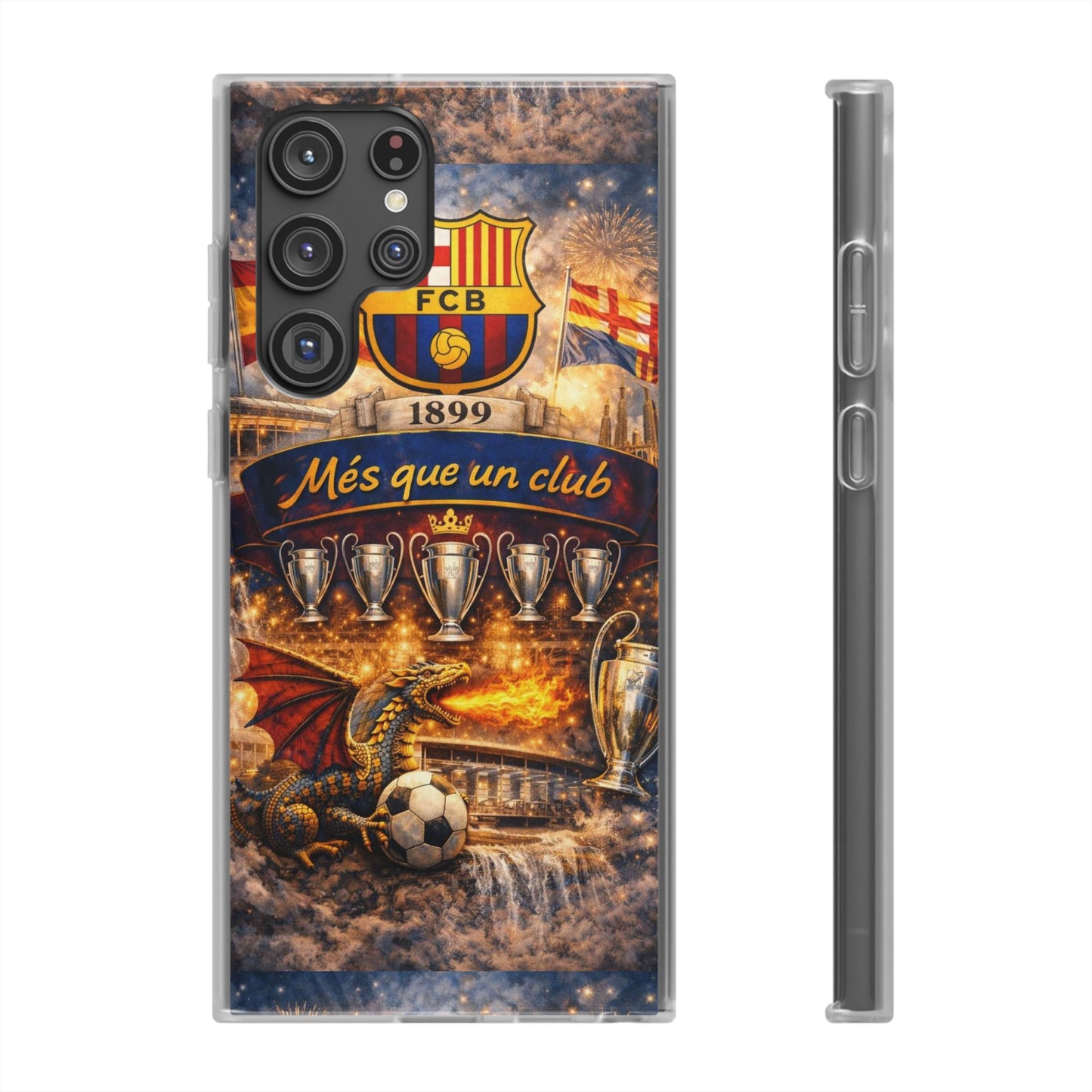 FC Barcelona ‘Més Que Un Club’ Phone Case — Soccer Fan iPhone Cover