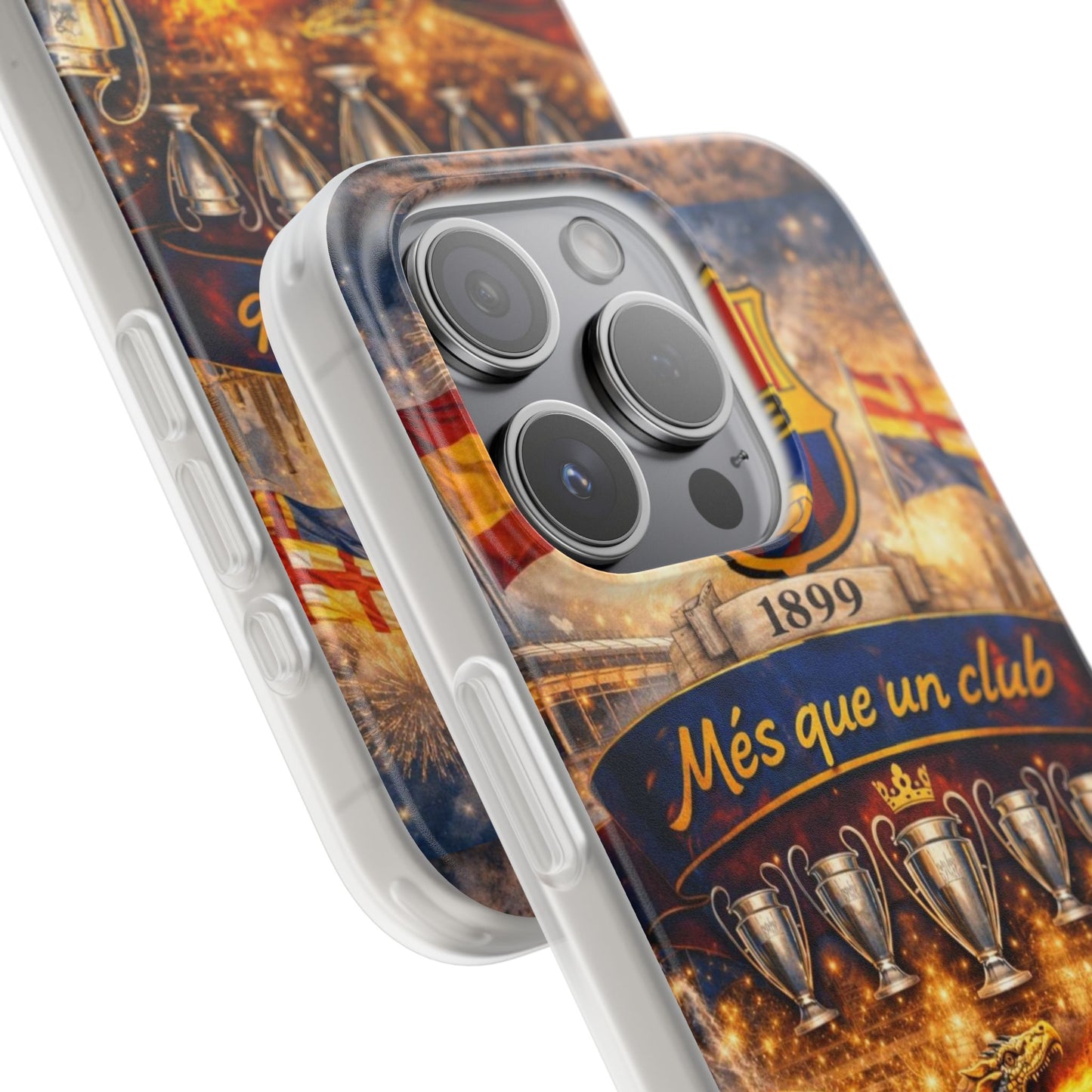 FC Barcelona ‘Més Que Un Club’ Phone Case — Soccer Fan iPhone Cover