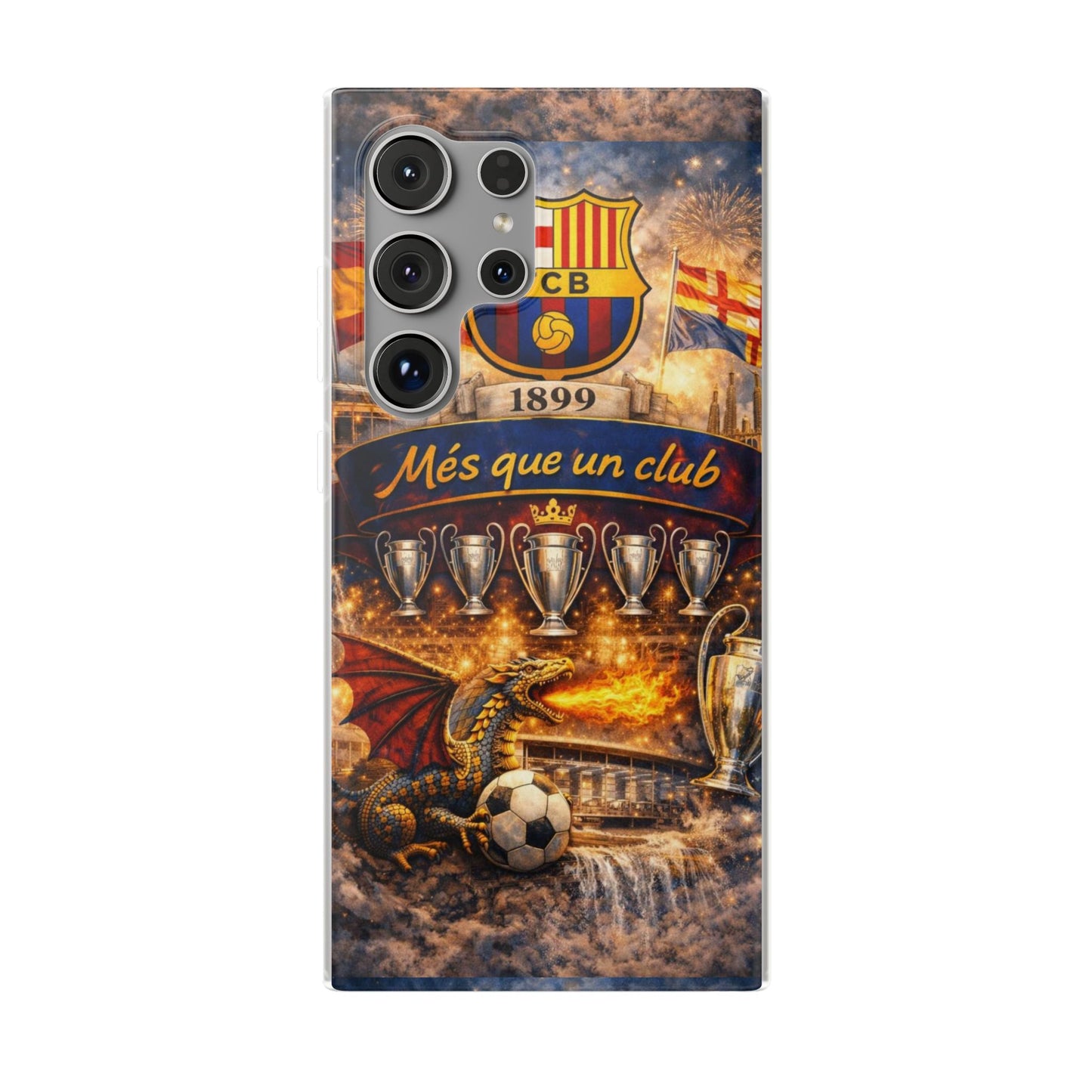 FC Barcelona ‘Més Que Un Club’ Phone Case — Soccer Fan iPhone Cover