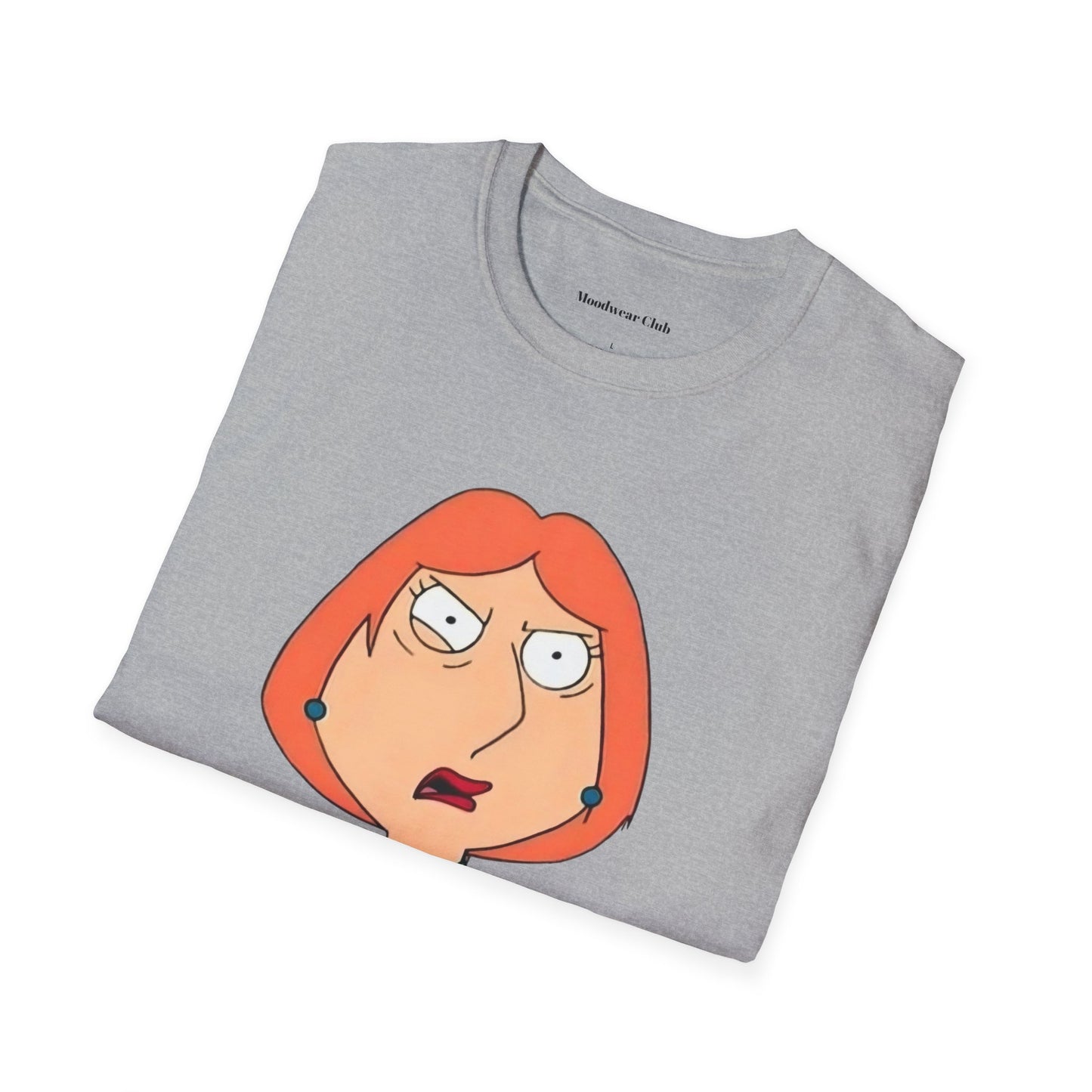 WTF Cartoon Mom Graphic T-Shirt