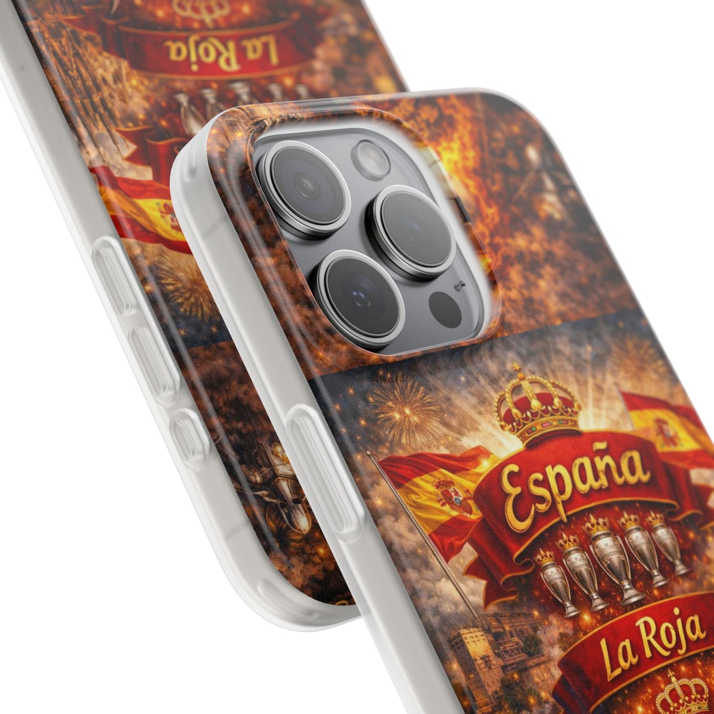 Spain La Roja Soccer Phone Case — España Football Flexi Case