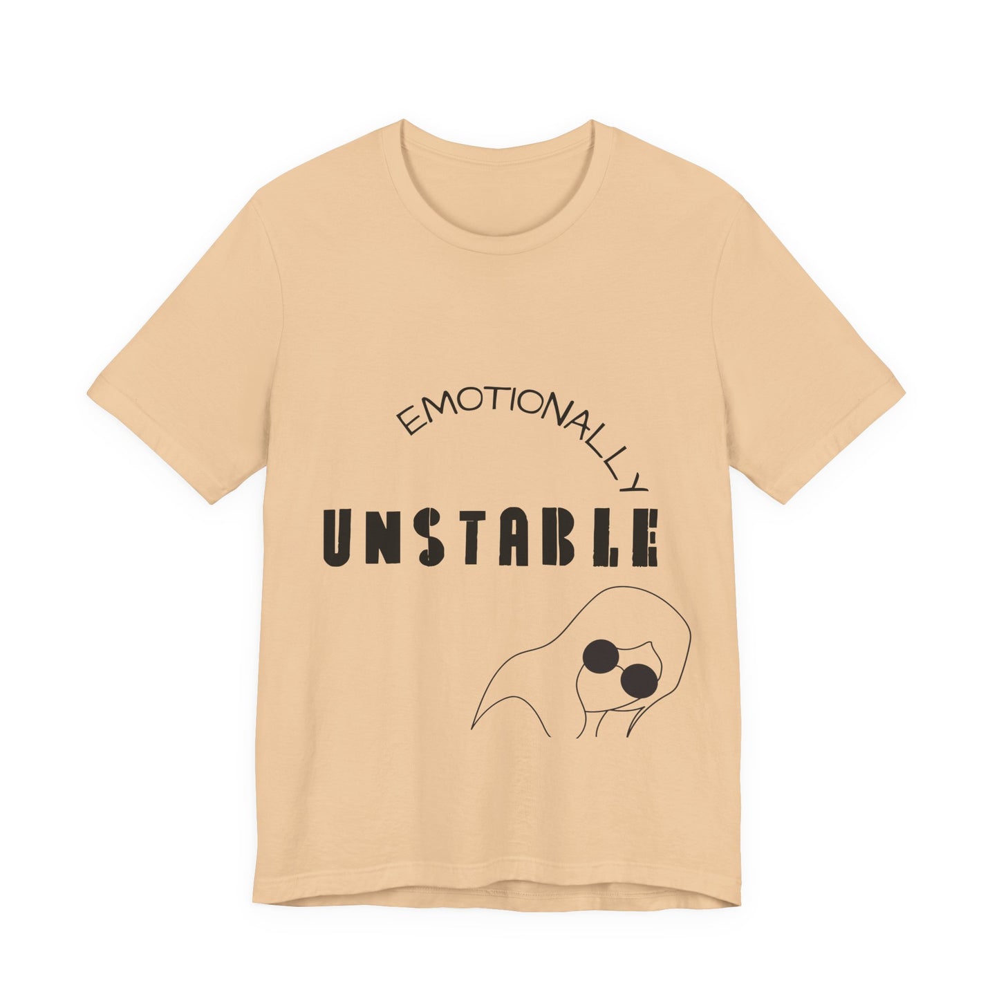 Emotionally Unstable T-Shirt — Cute Squidward Graphic Tee