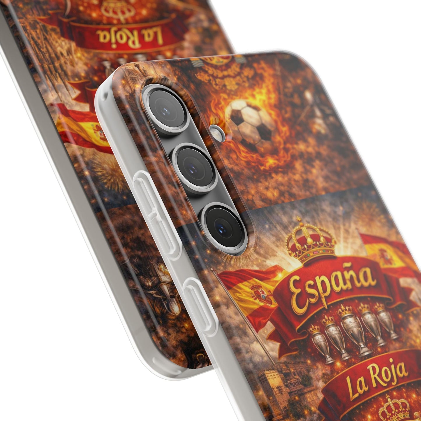Spain La Roja Soccer Phone Case — España Football Flexi Case