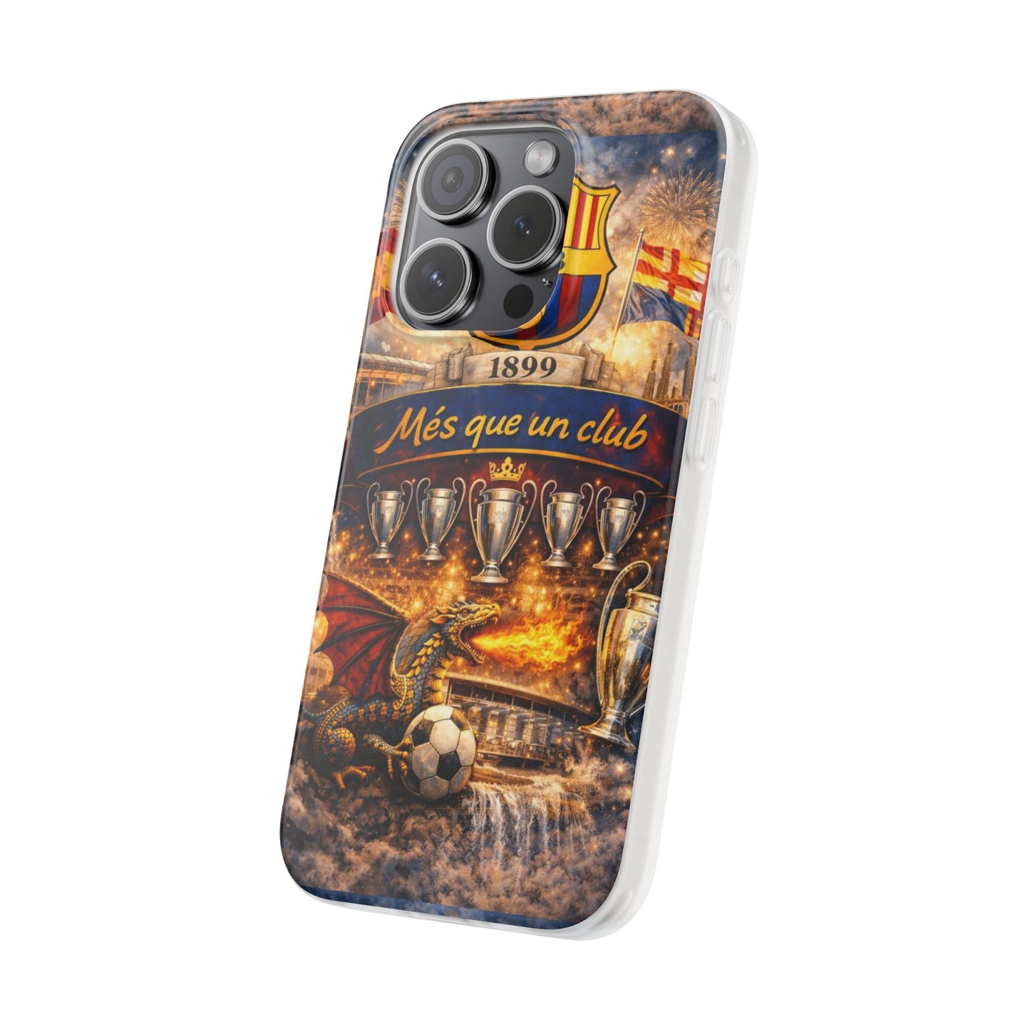 FC Barcelona ‘Més Que Un Club’ Phone Case — Soccer Fan iPhone Cover