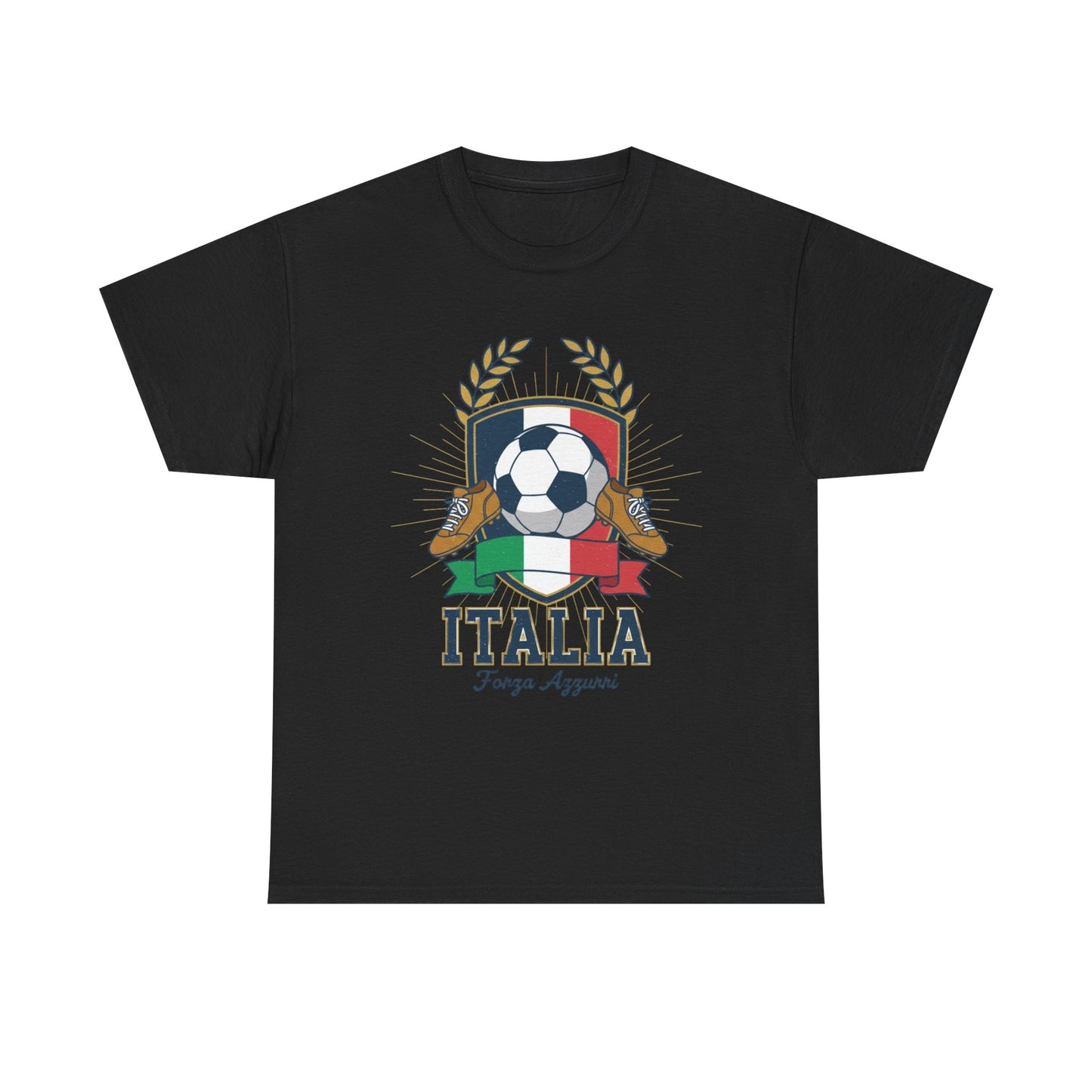 Italy Soccer Tee — Italia Football Crest T-Shirt