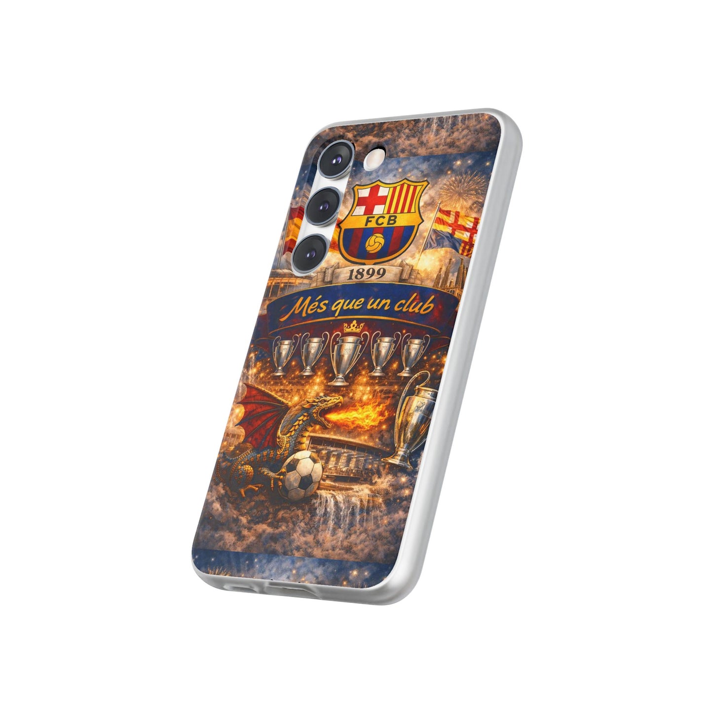 FC Barcelona ‘Més Que Un Club’ Phone Case — Soccer Fan iPhone Cover