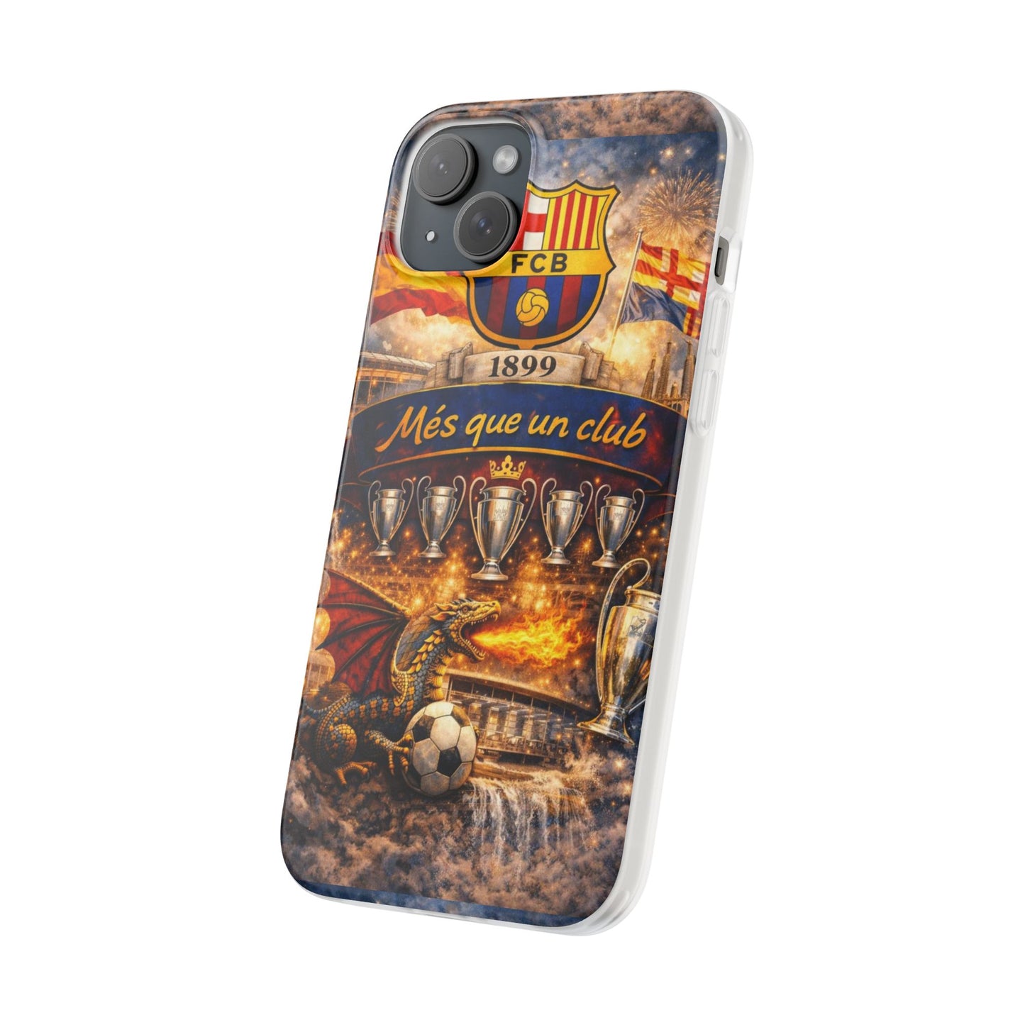 FC Barcelona ‘Més Que Un Club’ Phone Case — Soccer Fan iPhone Cover