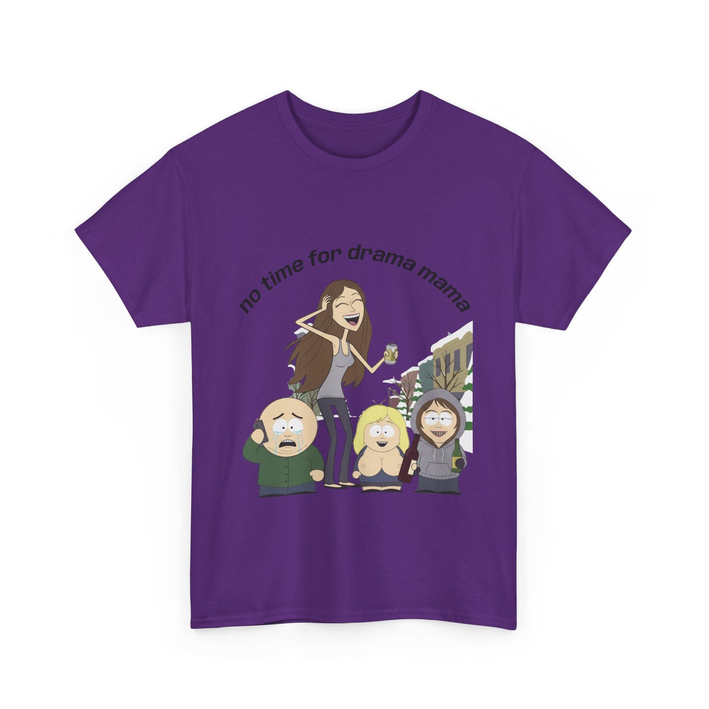 South Park Style Family Portrait Tee