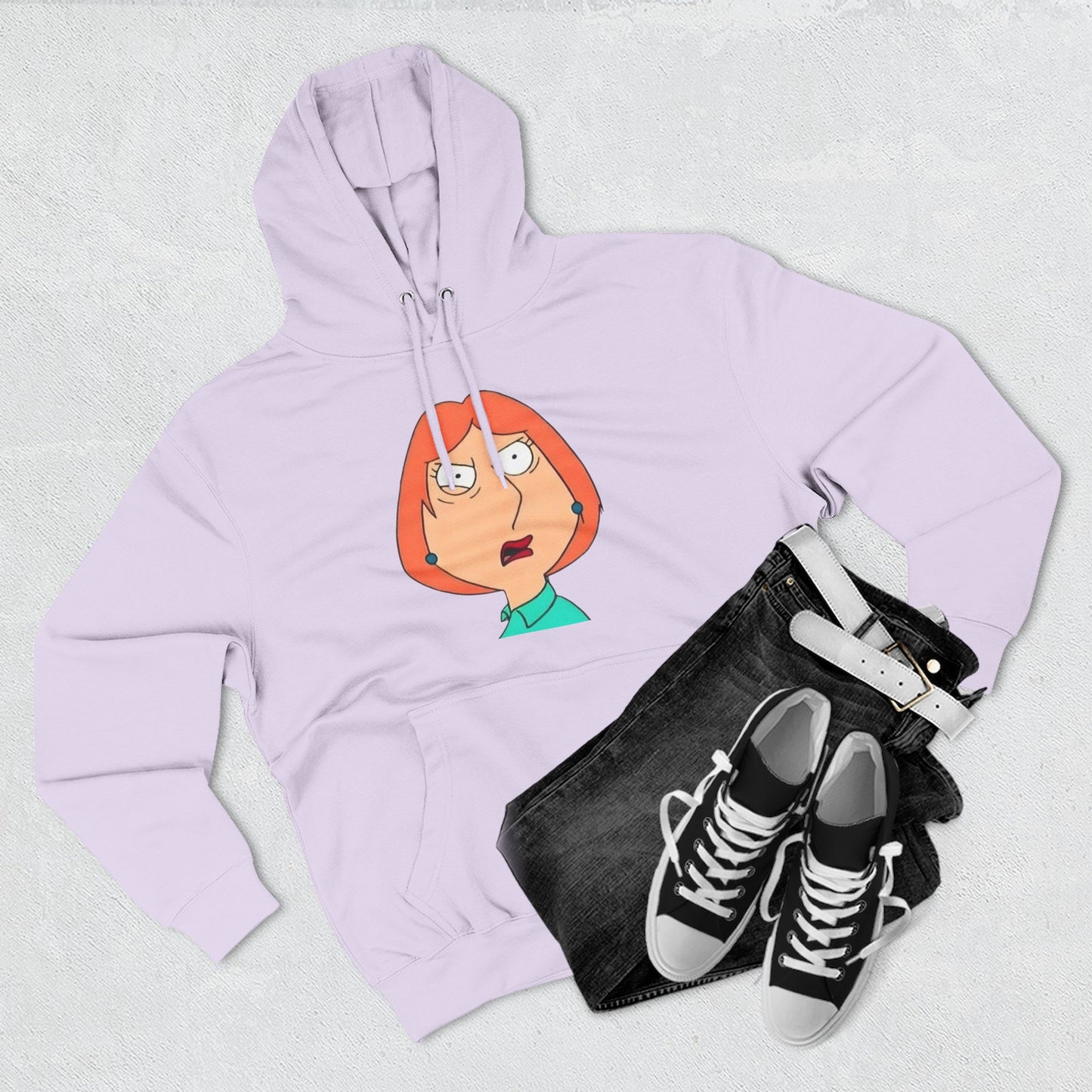 WTF Cartoon Mom Hoodie — Funny Graphic Pullover for Fans of Quirky Humor