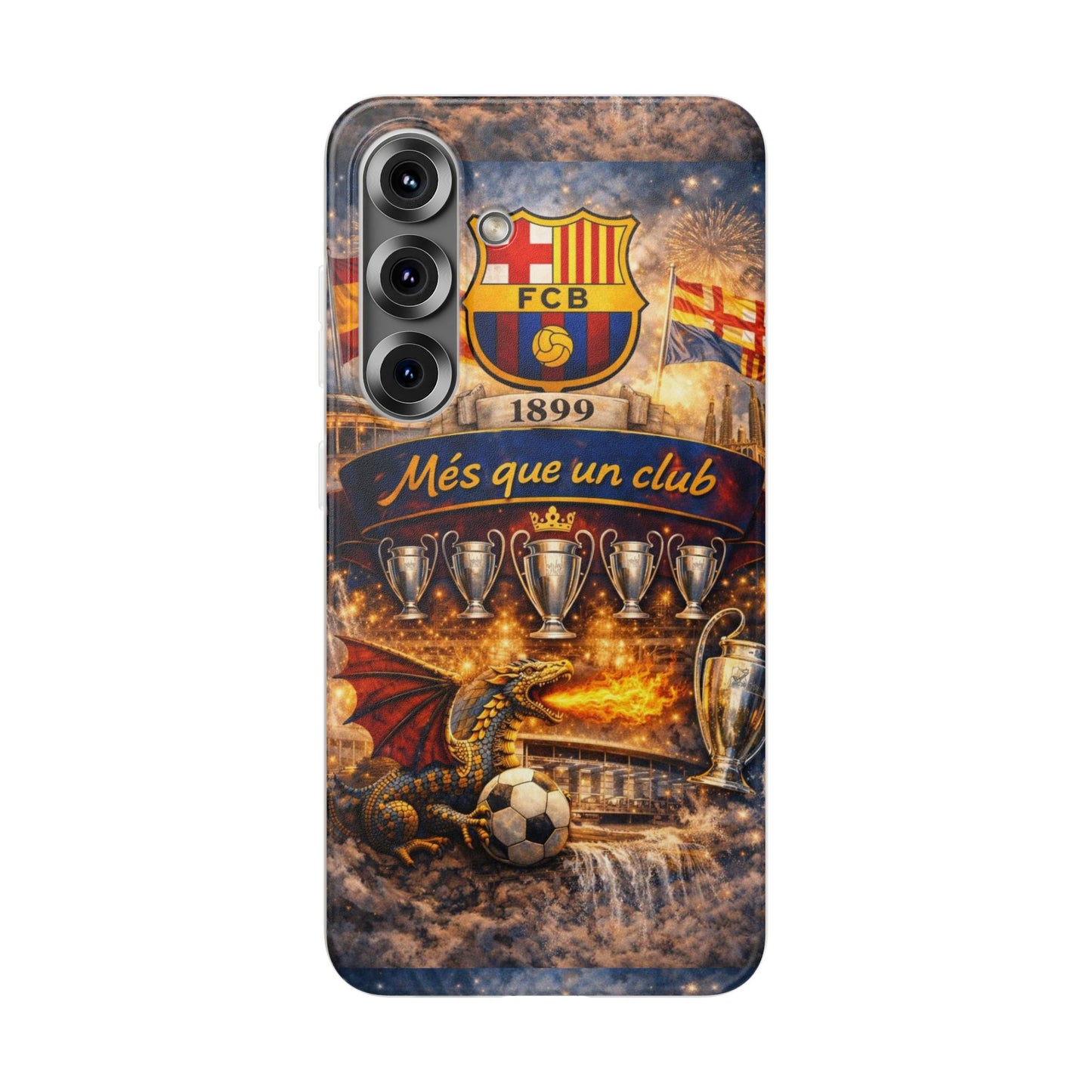 FC Barcelona ‘Més Que Un Club’ Phone Case — Soccer Fan iPhone Cover