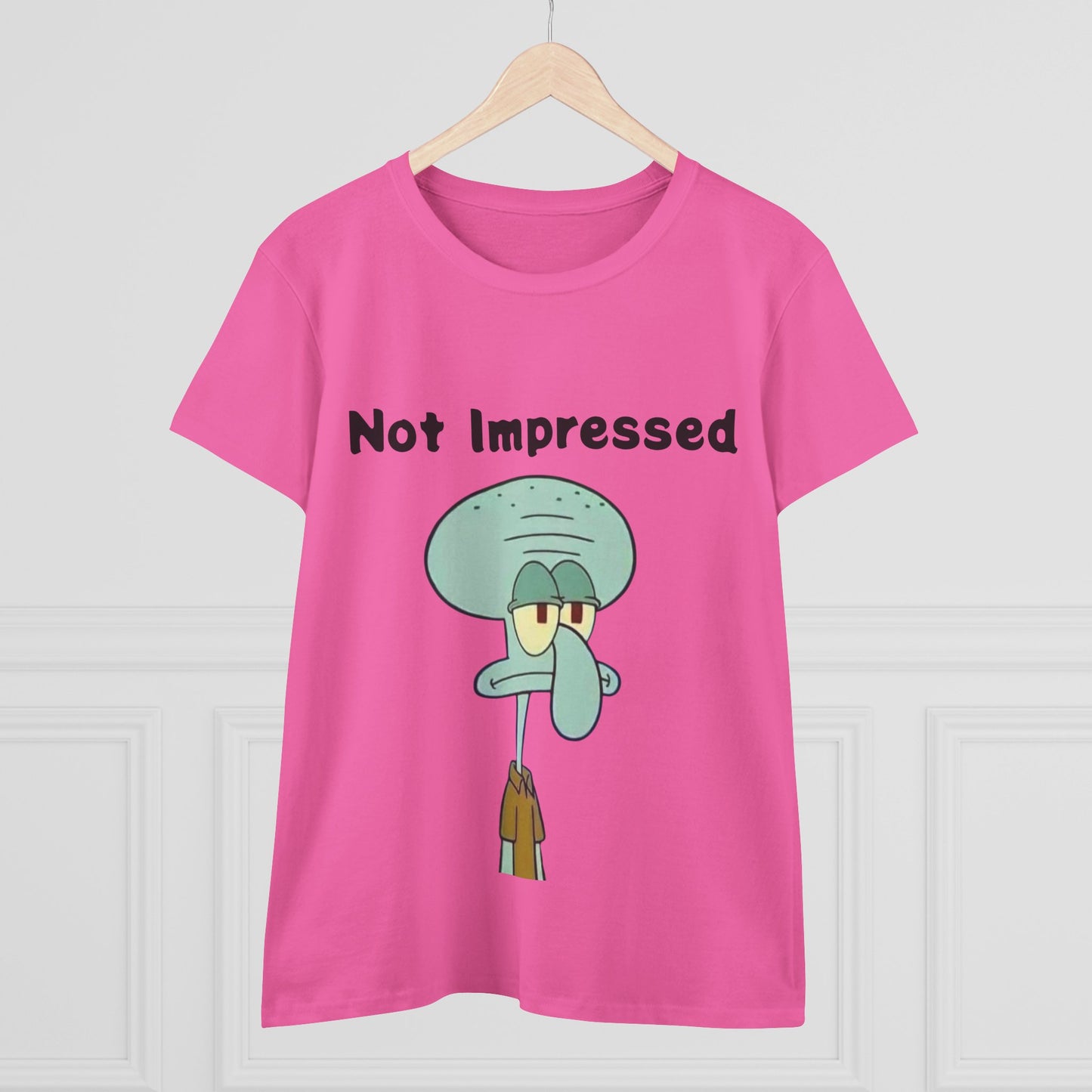 Not Impressed Graphic Tee — Funny Sarcasm Women's T-Shirt