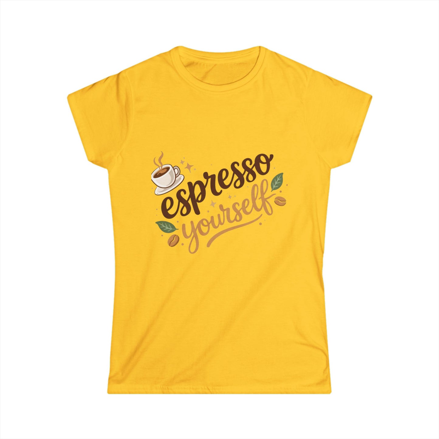 Espresso Yourself Women’s Tee — Coffee Lover Graphic T‑Shirt