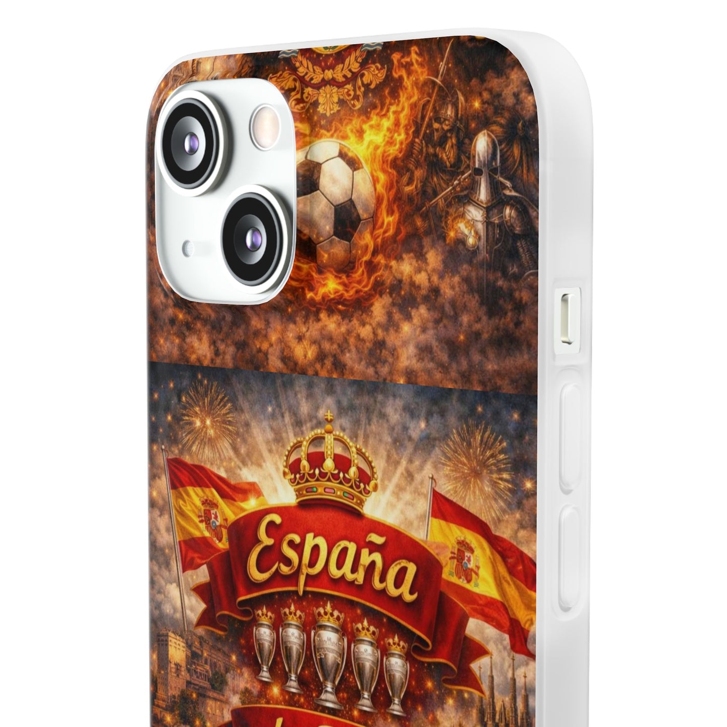 Spain La Roja Soccer Phone Case — España Football Flexi Case