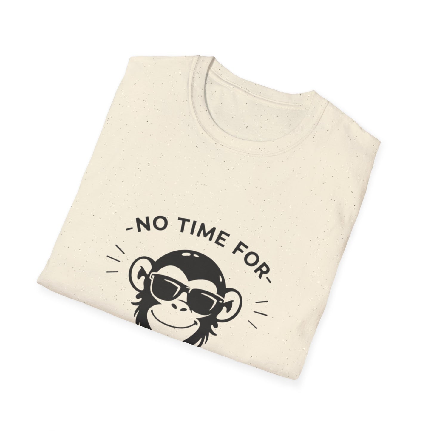 No Time For Monkey Business T-Shirt — Funny Sunglasses Monkey Graphic Tee