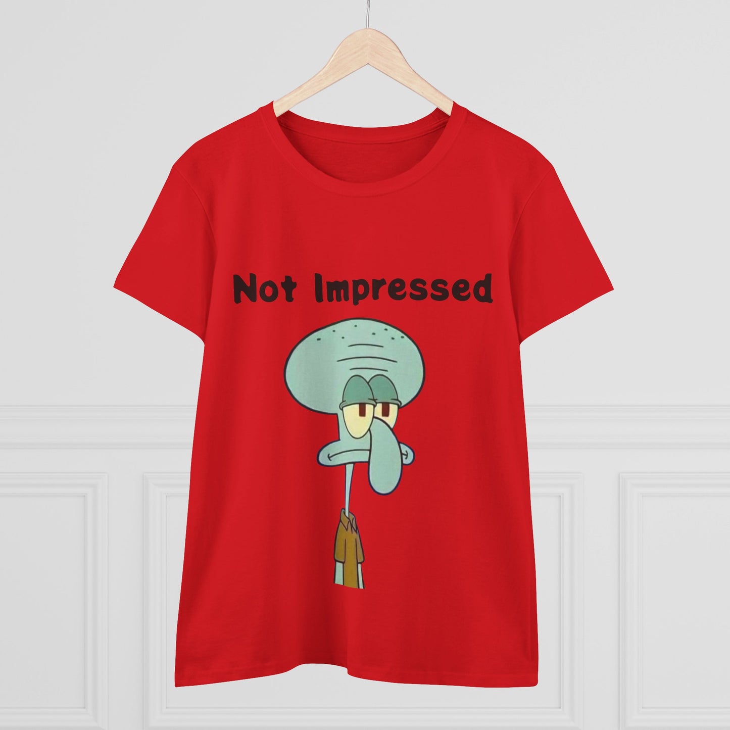 Not Impressed Graphic Tee — Funny Sarcasm Women's T-Shirt
