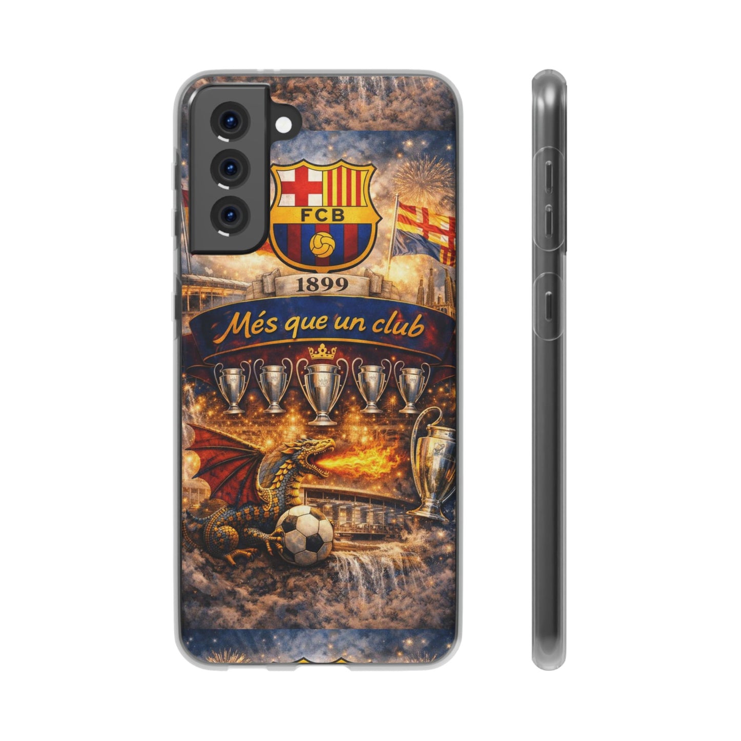 FC Barcelona ‘Més Que Un Club’ Phone Case — Soccer Fan iPhone Cover
