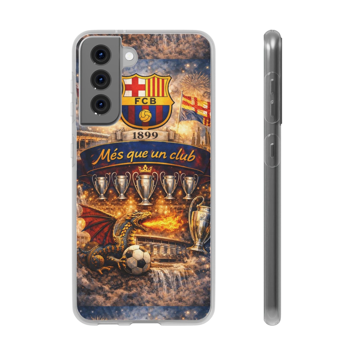 FC Barcelona ‘Més Que Un Club’ Phone Case — Soccer Fan iPhone Cover