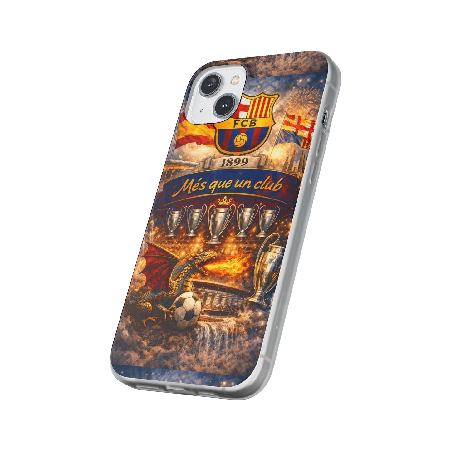 FC Barcelona ‘Més Que Un Club’ Phone Case — Soccer Fan iPhone Cover