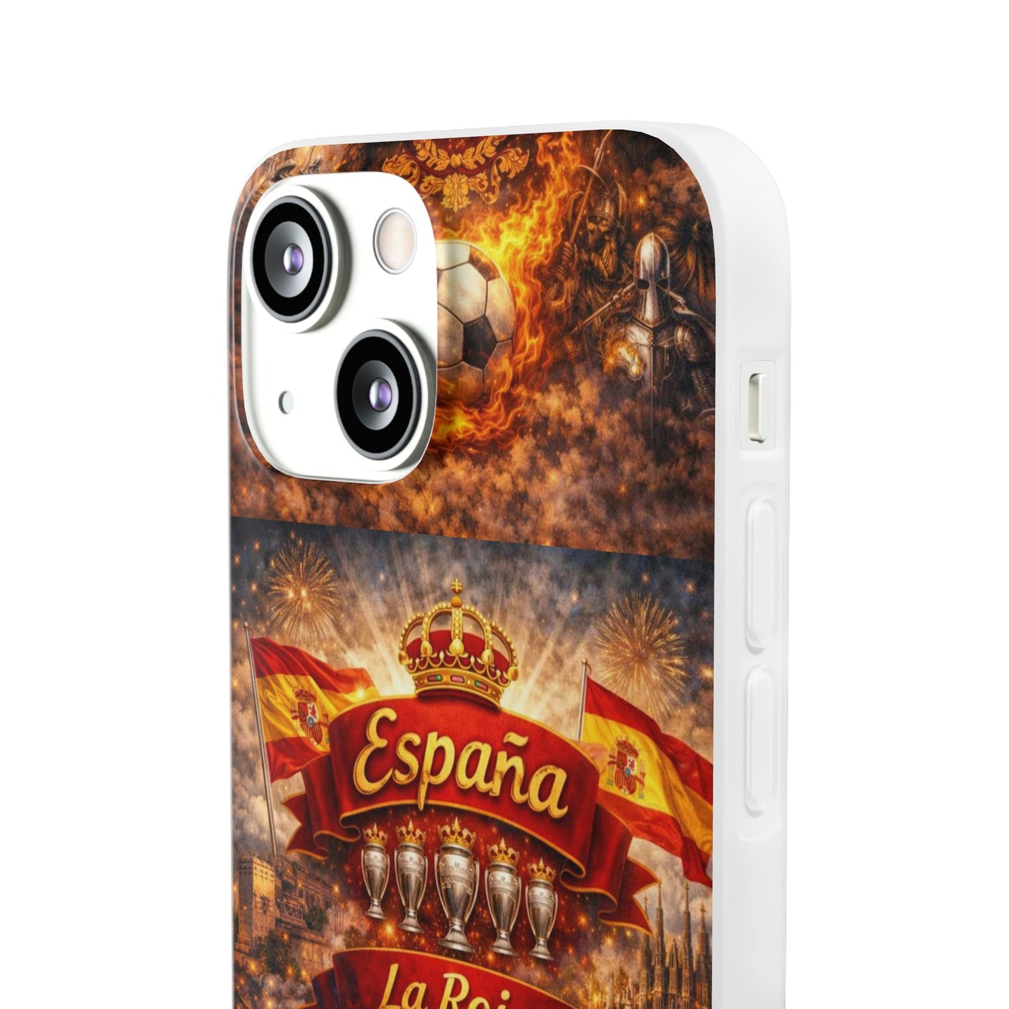 Spain La Roja Soccer Phone Case — España Football Flexi Case
