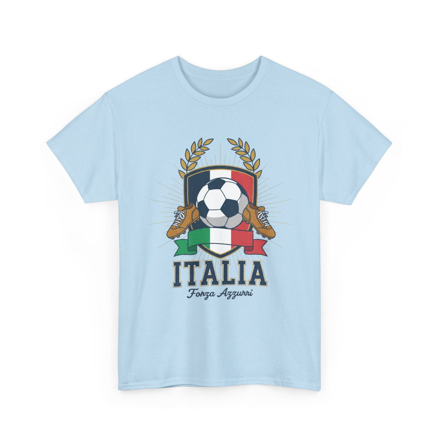 Italy Soccer Tee — Italia Football Crest T-Shirt