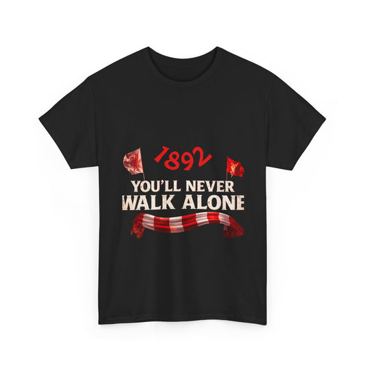 T-Shirt — '1892 You'll Never Walk Alone' Vintage Football Scarf Fan Tee