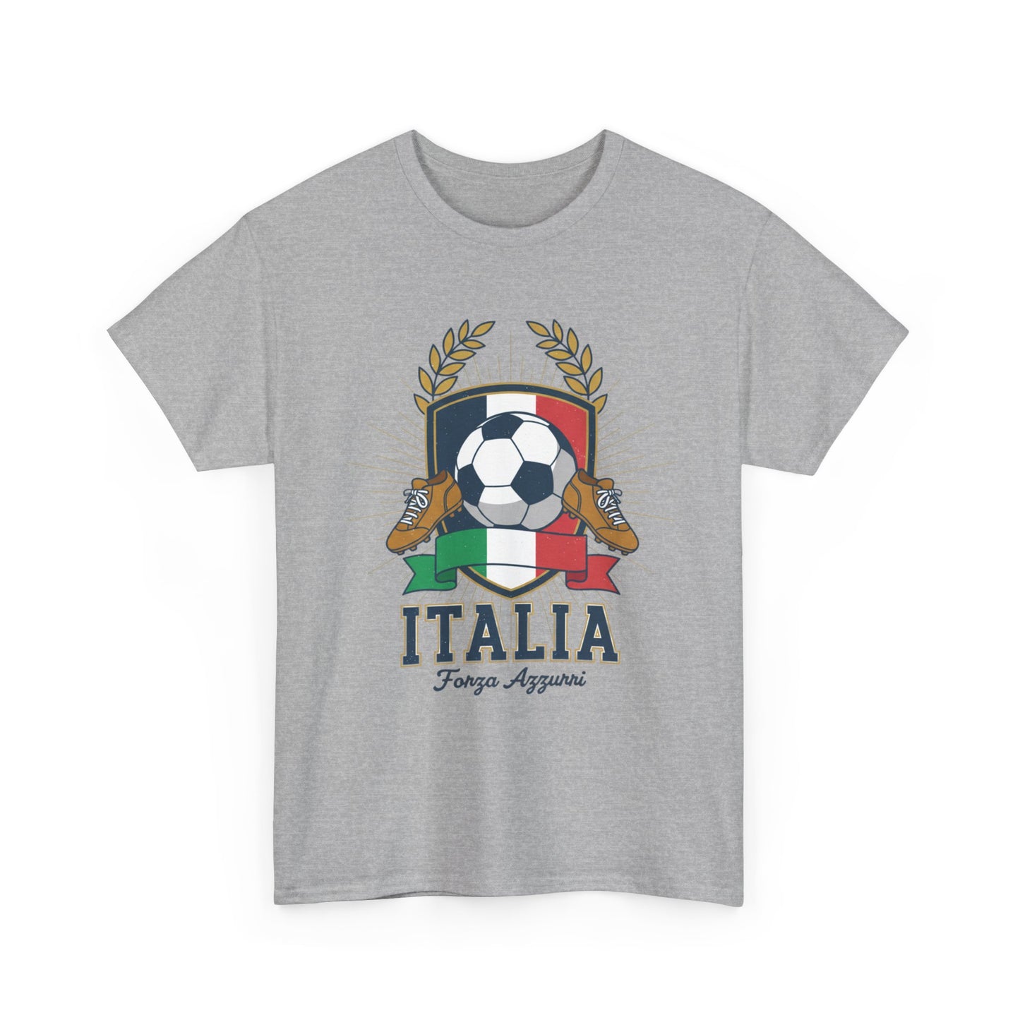 Italy Soccer Tee — Italia Football Crest T-Shirt