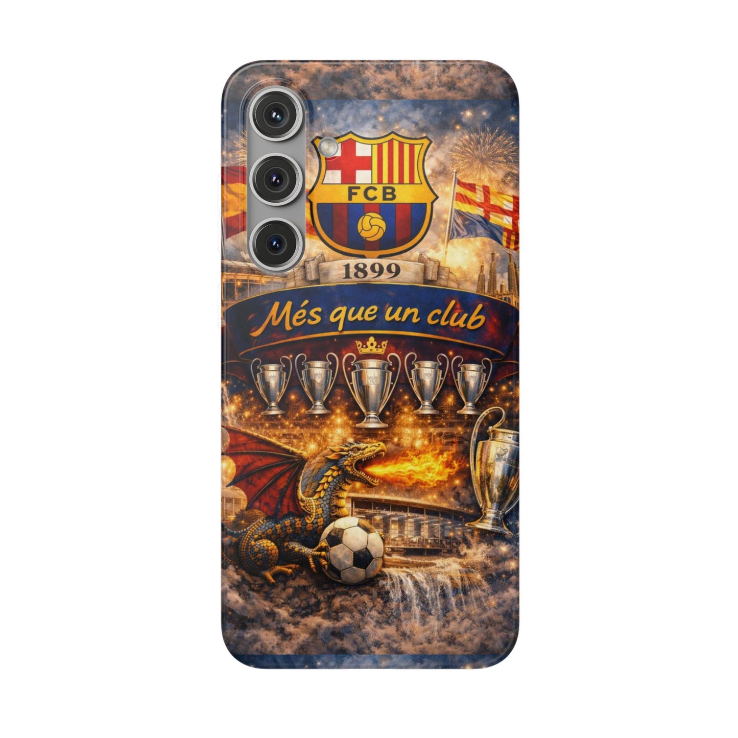 FC Barcelona ‘Més Que Un Club’ Phone Case — Soccer Fan iPhone Cover