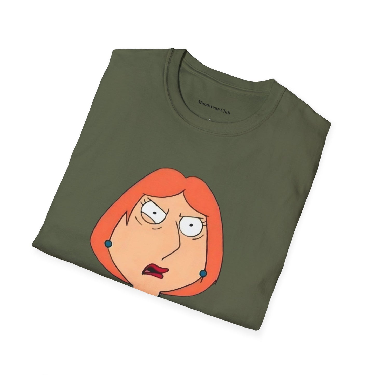 WTF Cartoon Mom Graphic T-Shirt