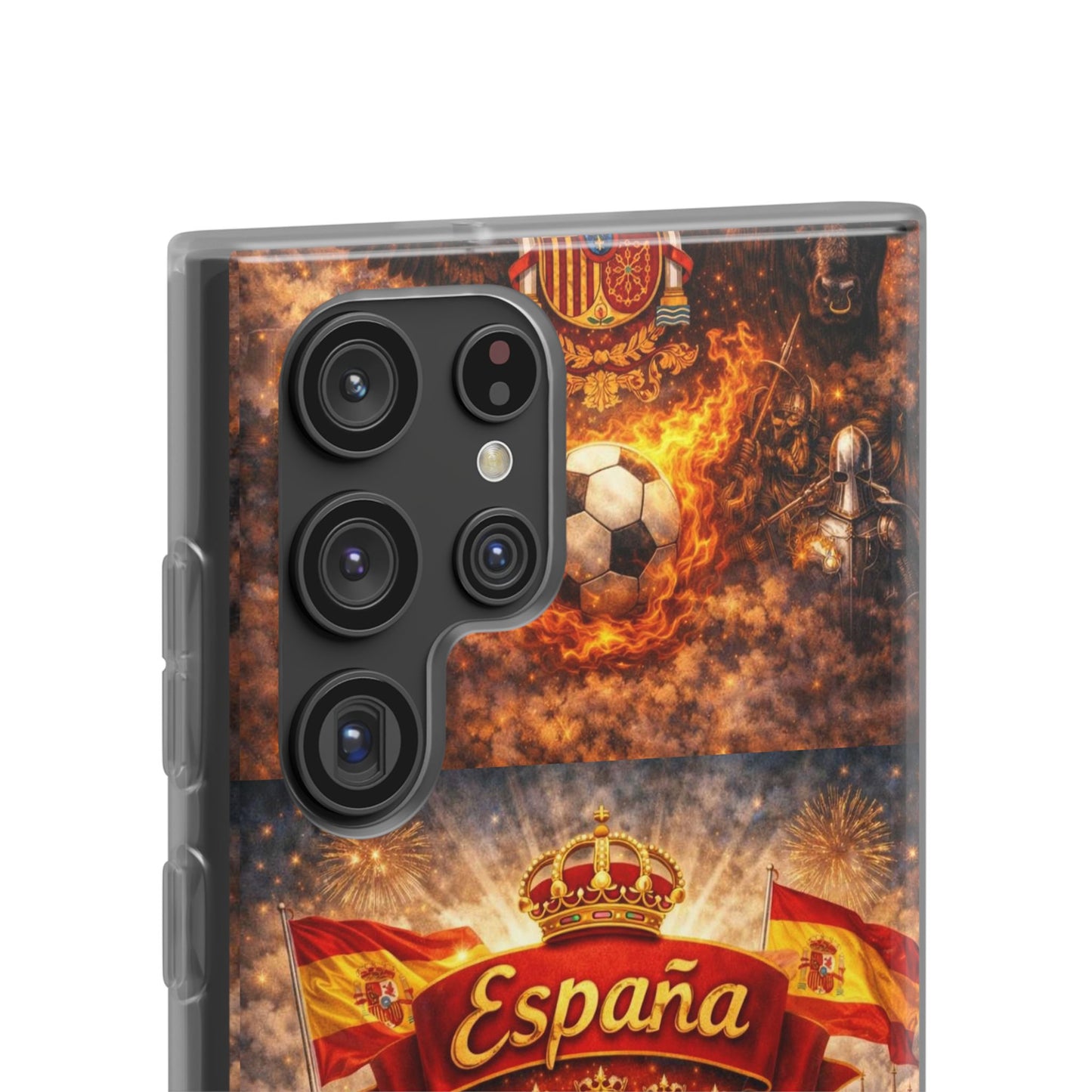 Spain La Roja Soccer Phone Case — España Football Flexi Case