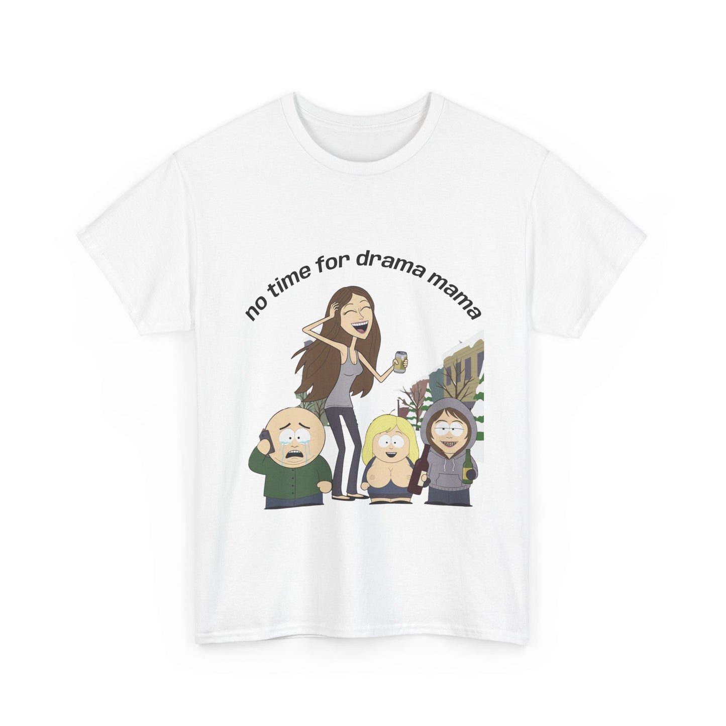 South Park Style Family Portrait Tee