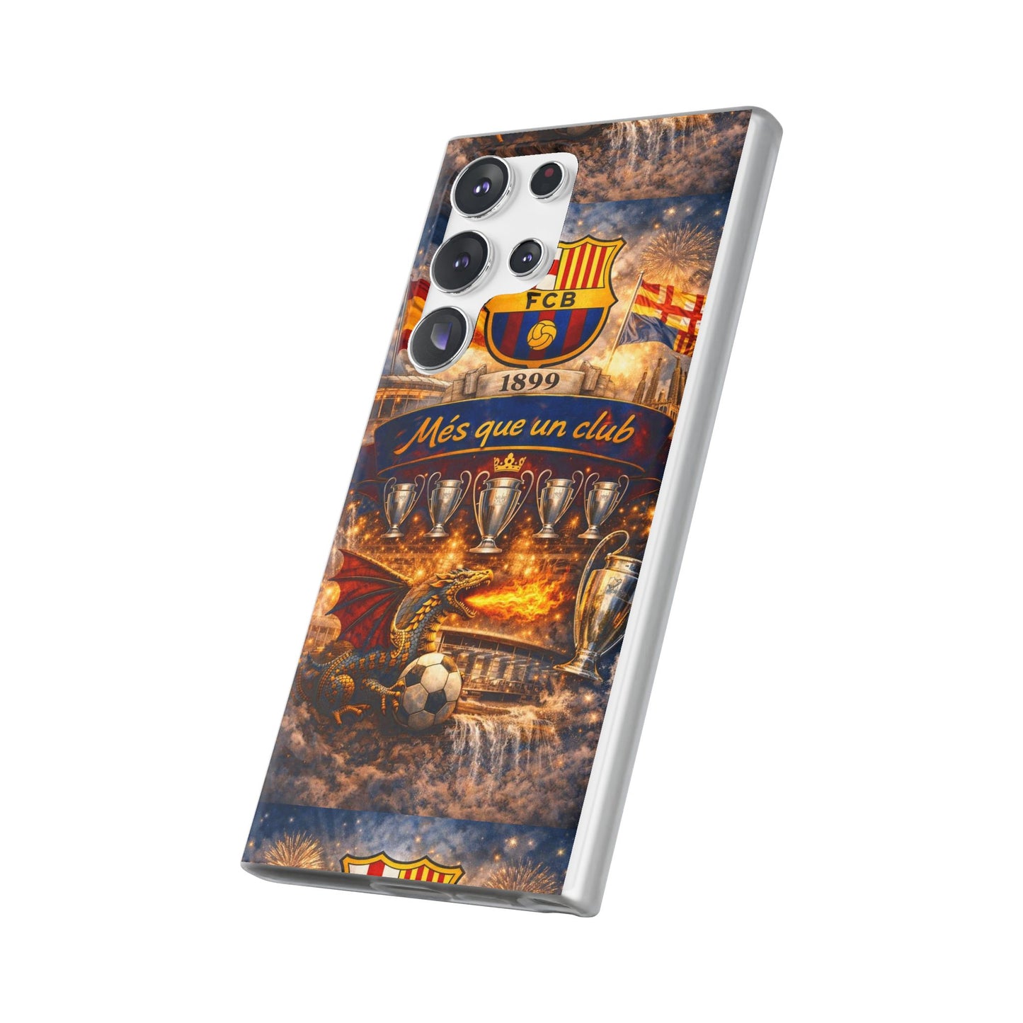 FC Barcelona ‘Més Que Un Club’ Phone Case — Soccer Fan iPhone Cover