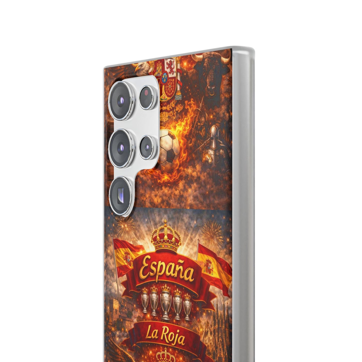 Spain La Roja Soccer Phone Case — España Football Flexi Case
