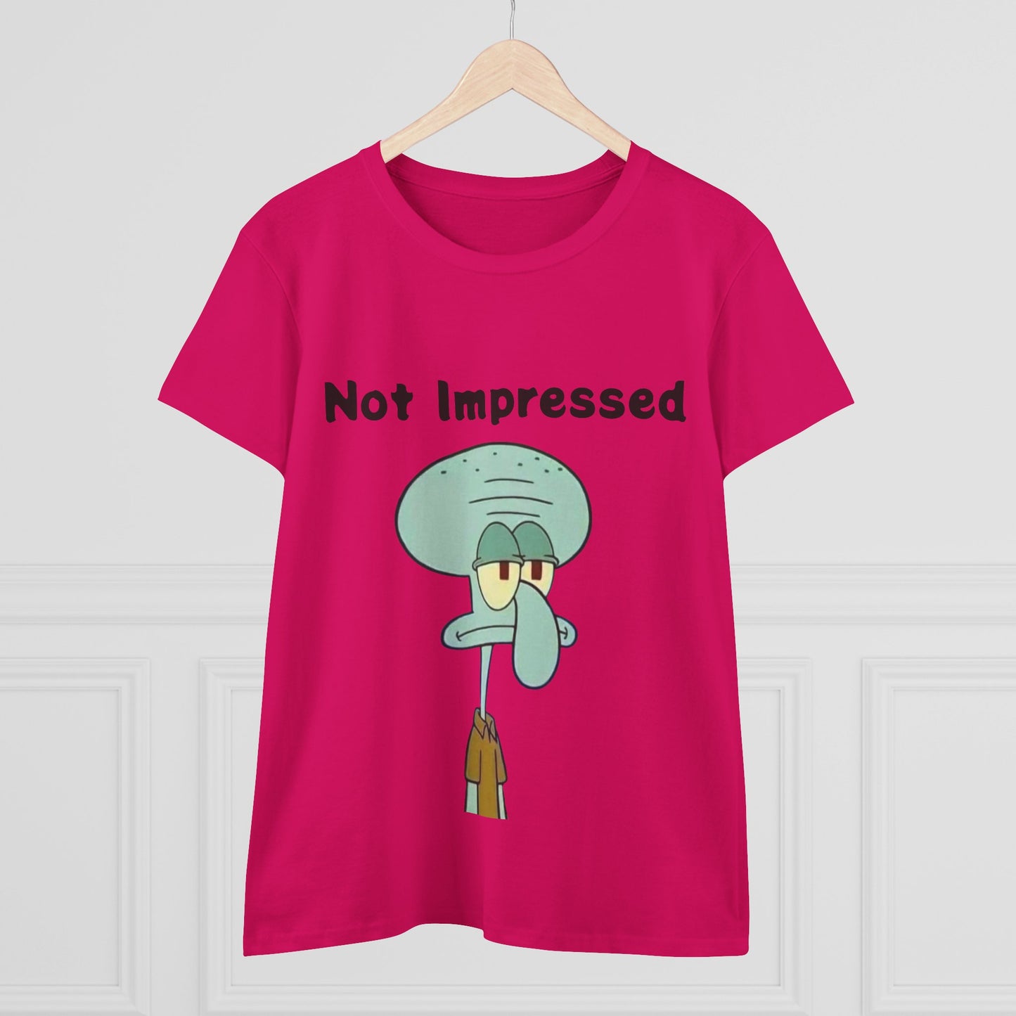 Not Impressed Graphic Tee — Funny Sarcasm Women's T-Shirt