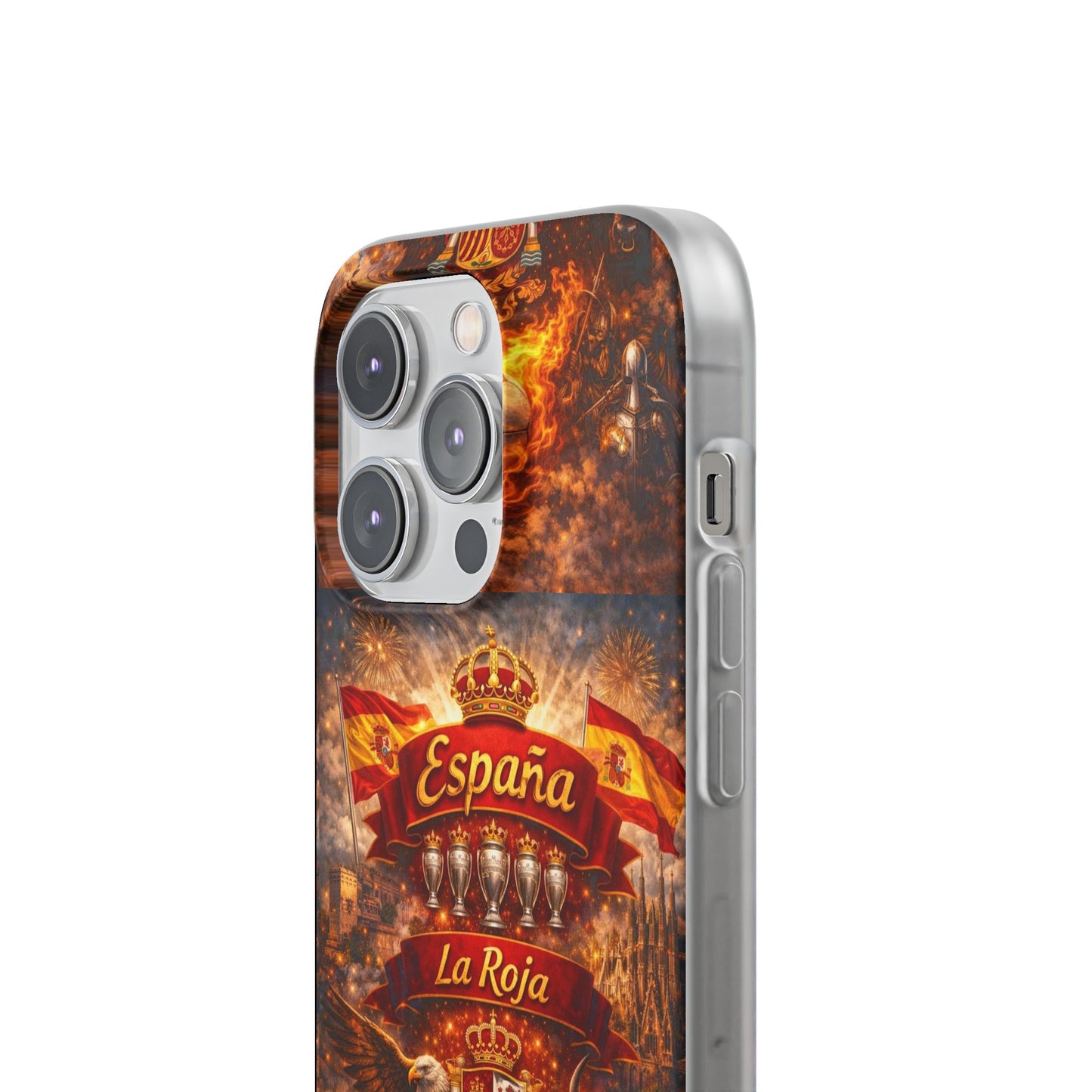 Spain La Roja Soccer Phone Case — España Football Flexi Case