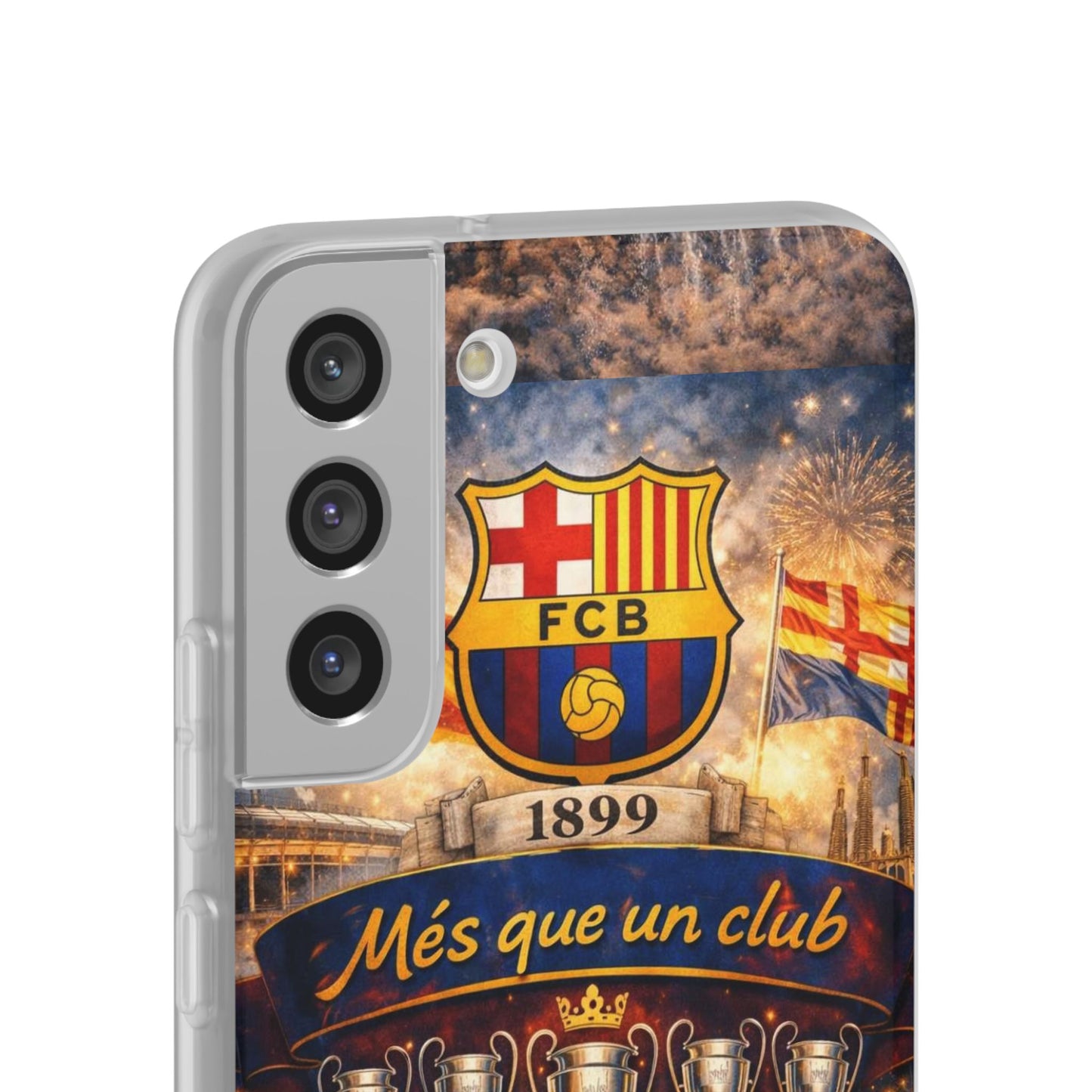 FC Barcelona ‘Més Que Un Club’ Phone Case — Soccer Fan iPhone Cover