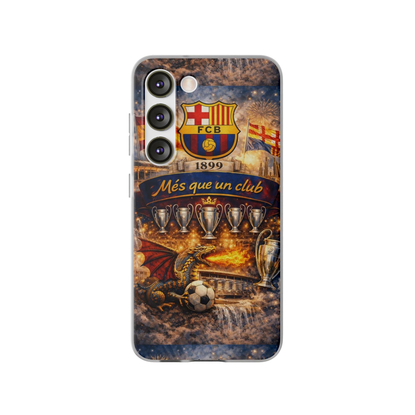 FC Barcelona ‘Més Que Un Club’ Phone Case — Soccer Fan iPhone Cover