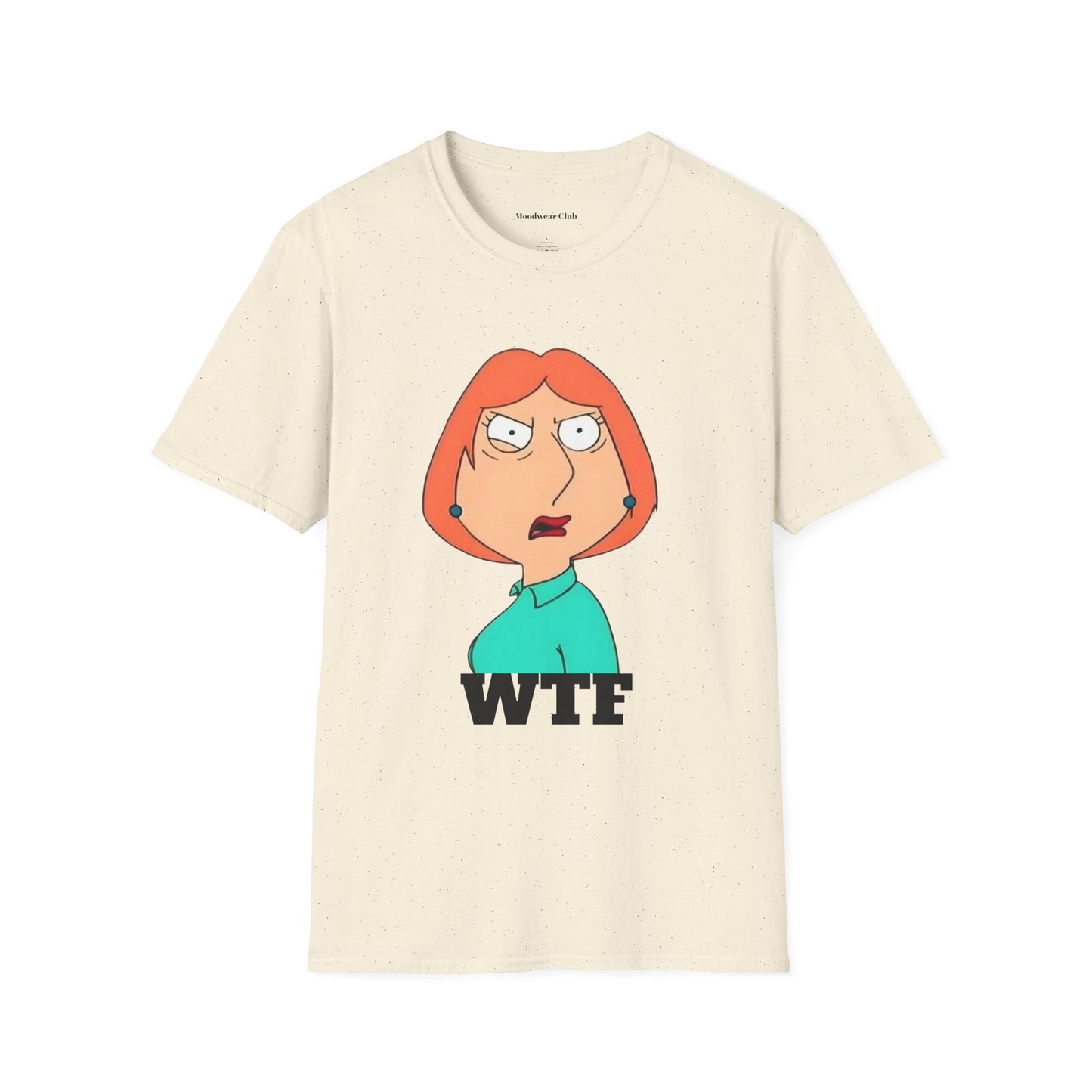 WTF Cartoon Mom Graphic T-Shirt