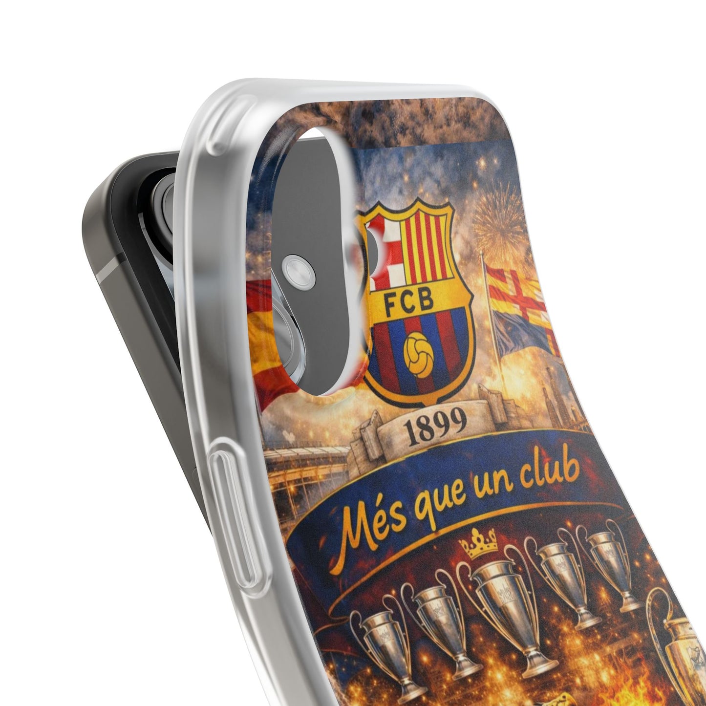 FC Barcelona ‘Més Que Un Club’ Phone Case — Soccer Fan iPhone Cover