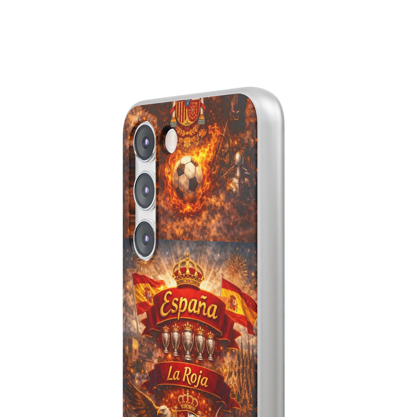 Spain La Roja Soccer Phone Case — España Football Flexi Case