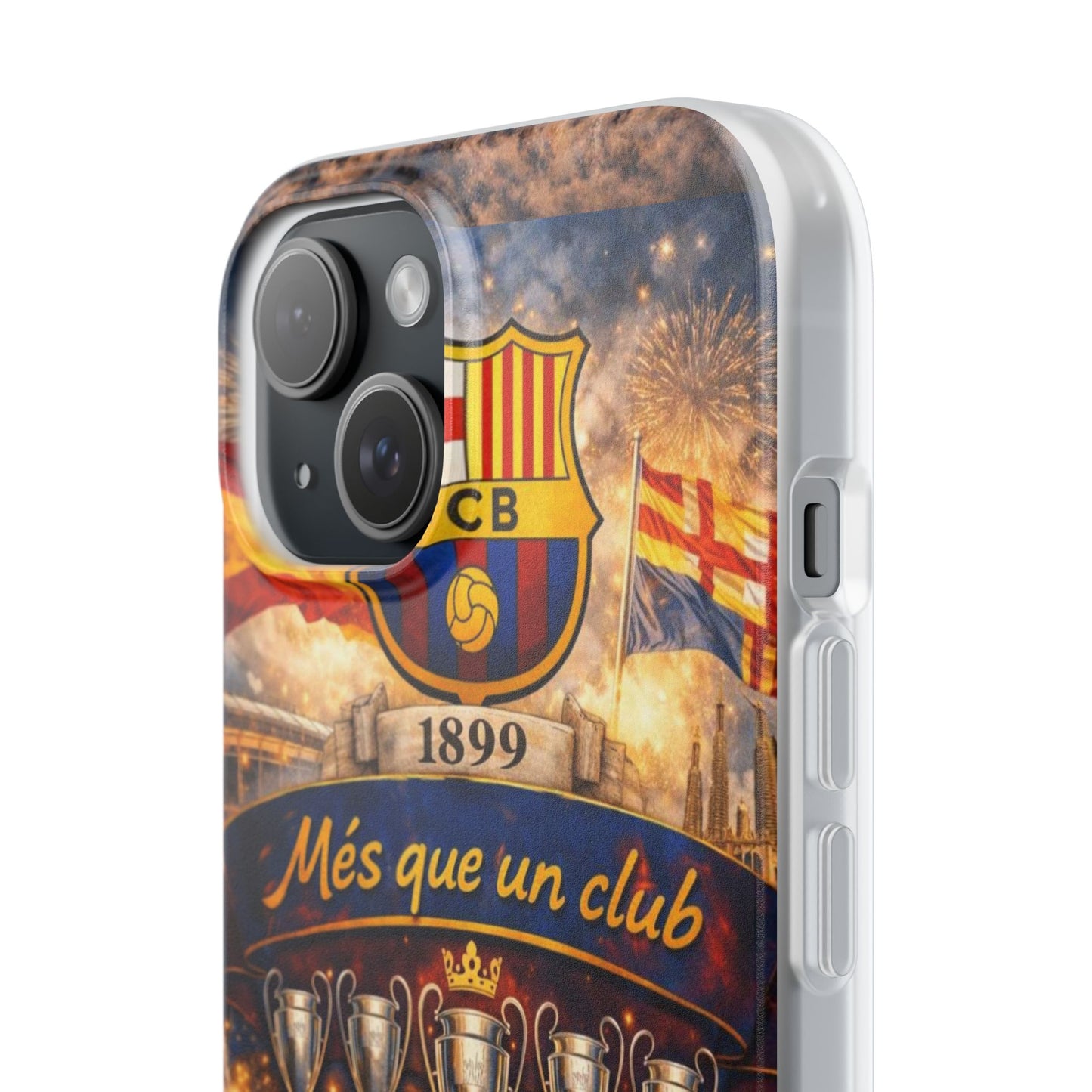 FC Barcelona ‘Més Que Un Club’ Phone Case — Soccer Fan iPhone Cover