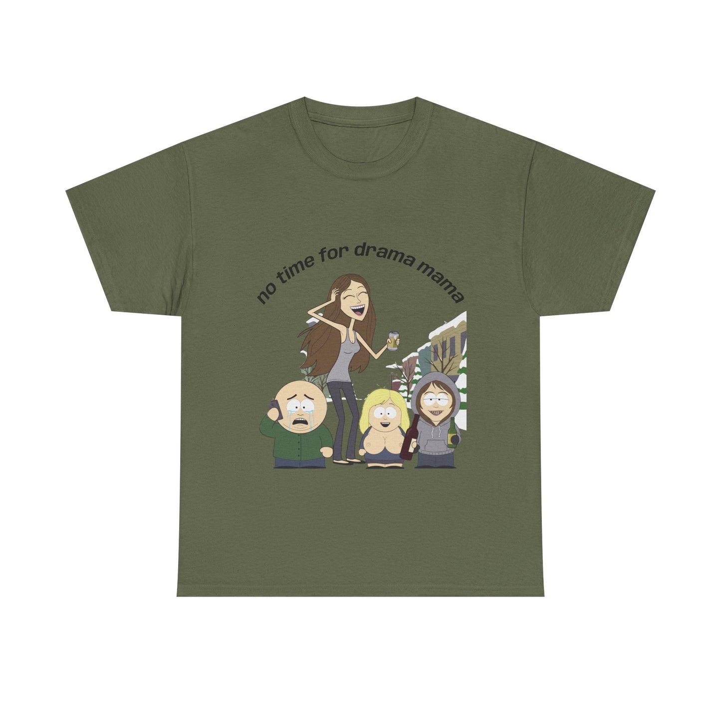 South Park Style Family Portrait Tee