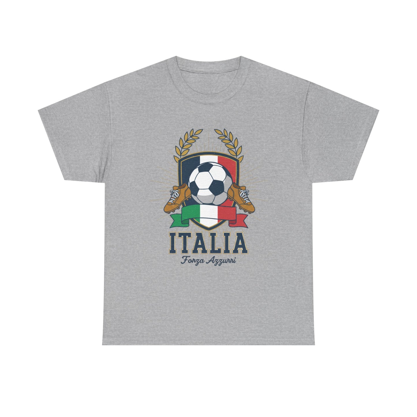 Italy Soccer Tee — Italia Football Crest T-Shirt