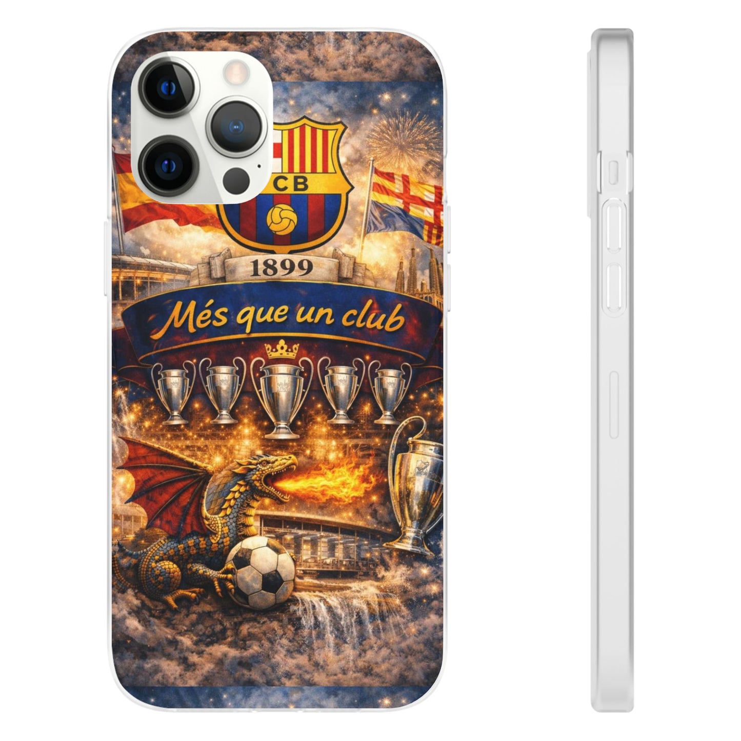 FC Barcelona ‘Més Que Un Club’ Phone Case — Soccer Fan iPhone Cover